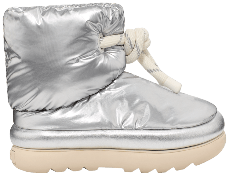 UGG Wmns Classic Maxi Short Metallic Silver