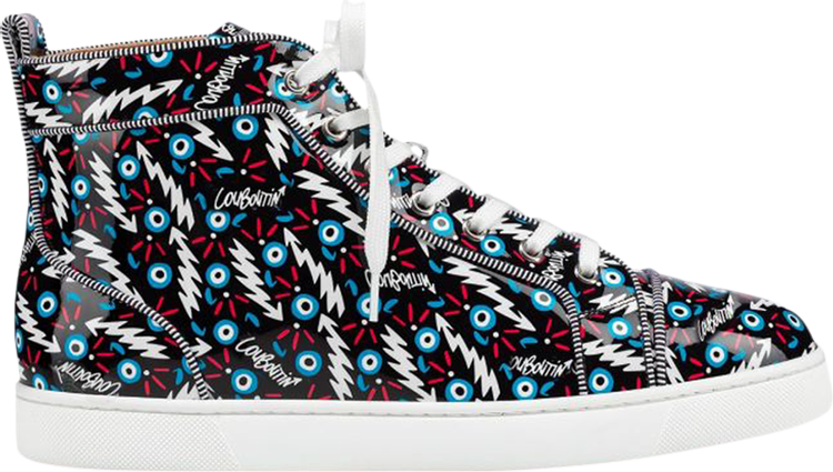 Christian Louboutin Louis Orlato High Creative Leather   Mexican Art