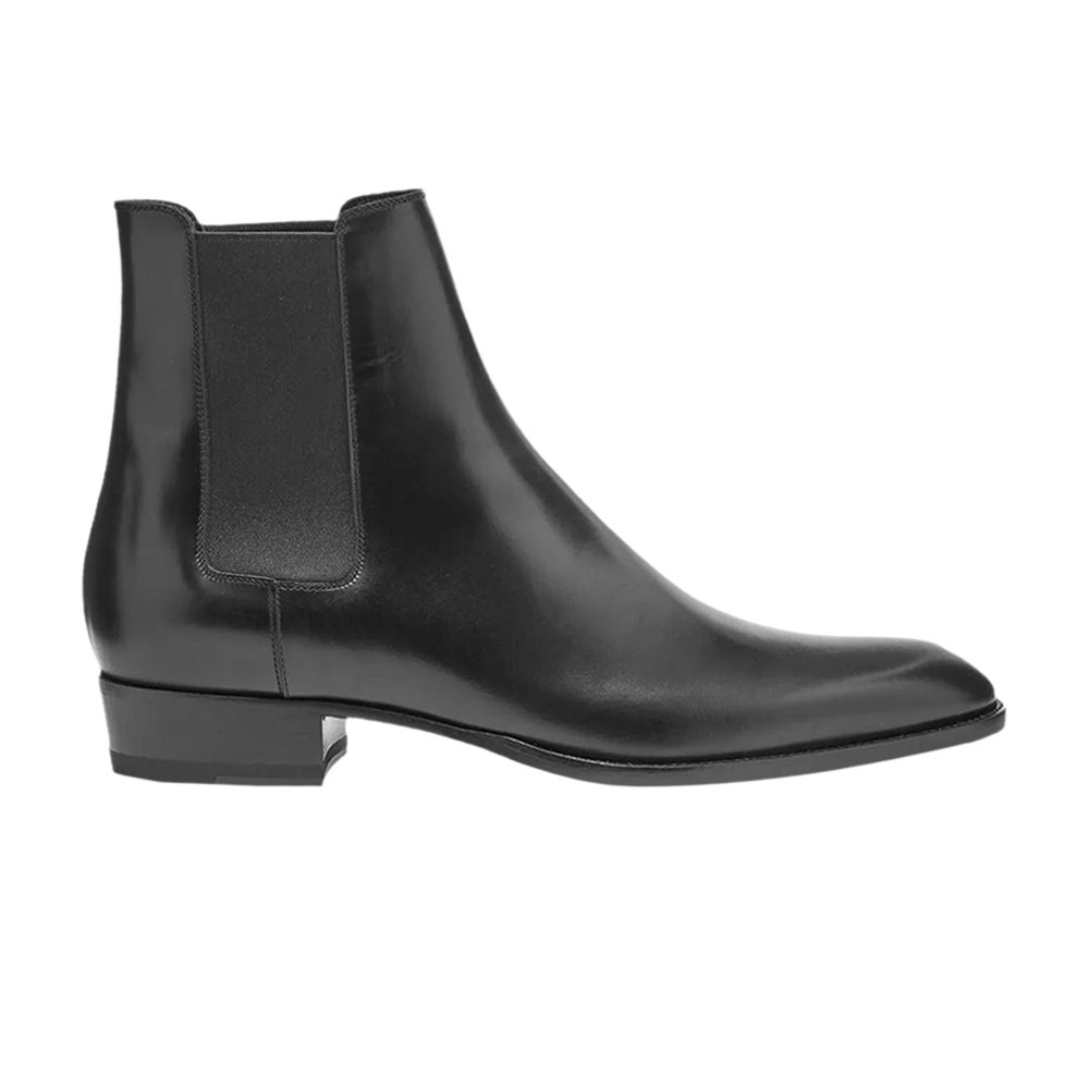Pre-owned Saint Laurent Wyatt 30 Chelsea Boot 'black' | Men's Size 42