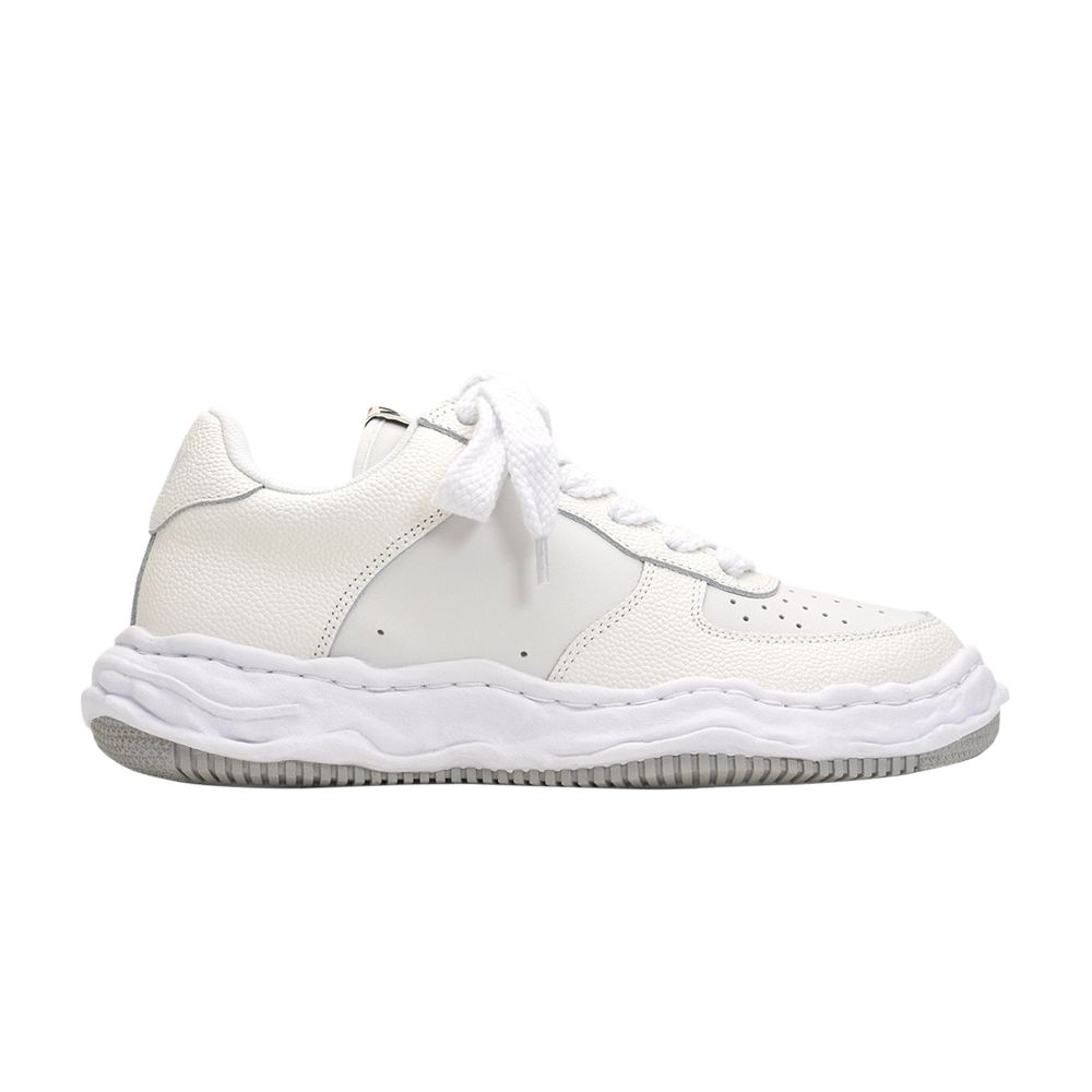 Pre-owned Miharayasuhiro Maison Mihara Yasuhiro Maison Mihara Yasuhiro Wayne Og Sole Embossed Leather Low 'white' | Men's Siz