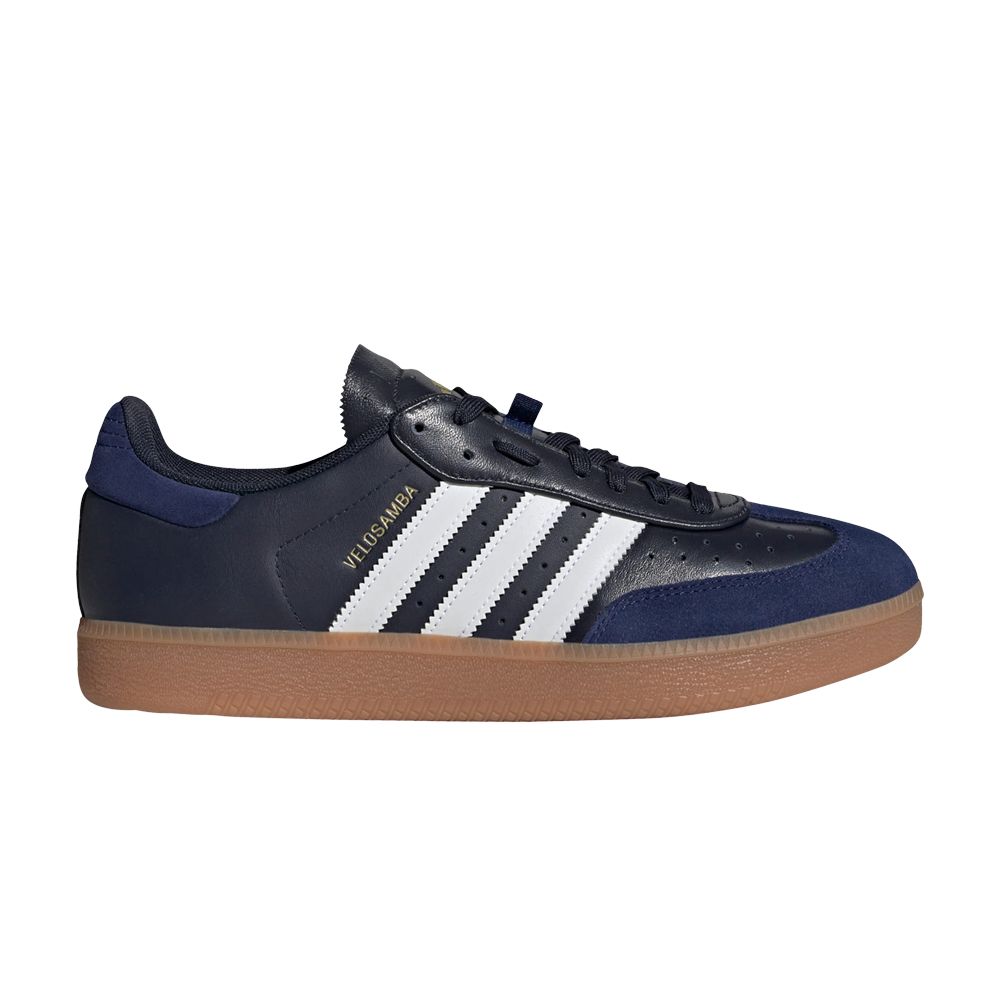 adidas Velosamba Leather 'Legend Ink Gum' | Blue | Men's Size 7.5