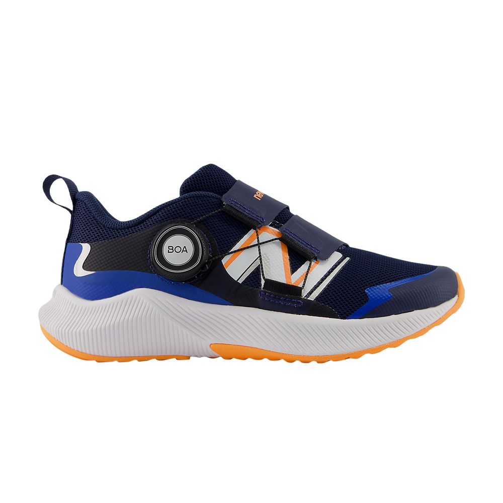 New Balance Dynasoft Reveal v4 BOA Little Kid Wide 'Navy Hot Mango' | Blue | Kid's Size 11.5 - PTRVLNO4-W
