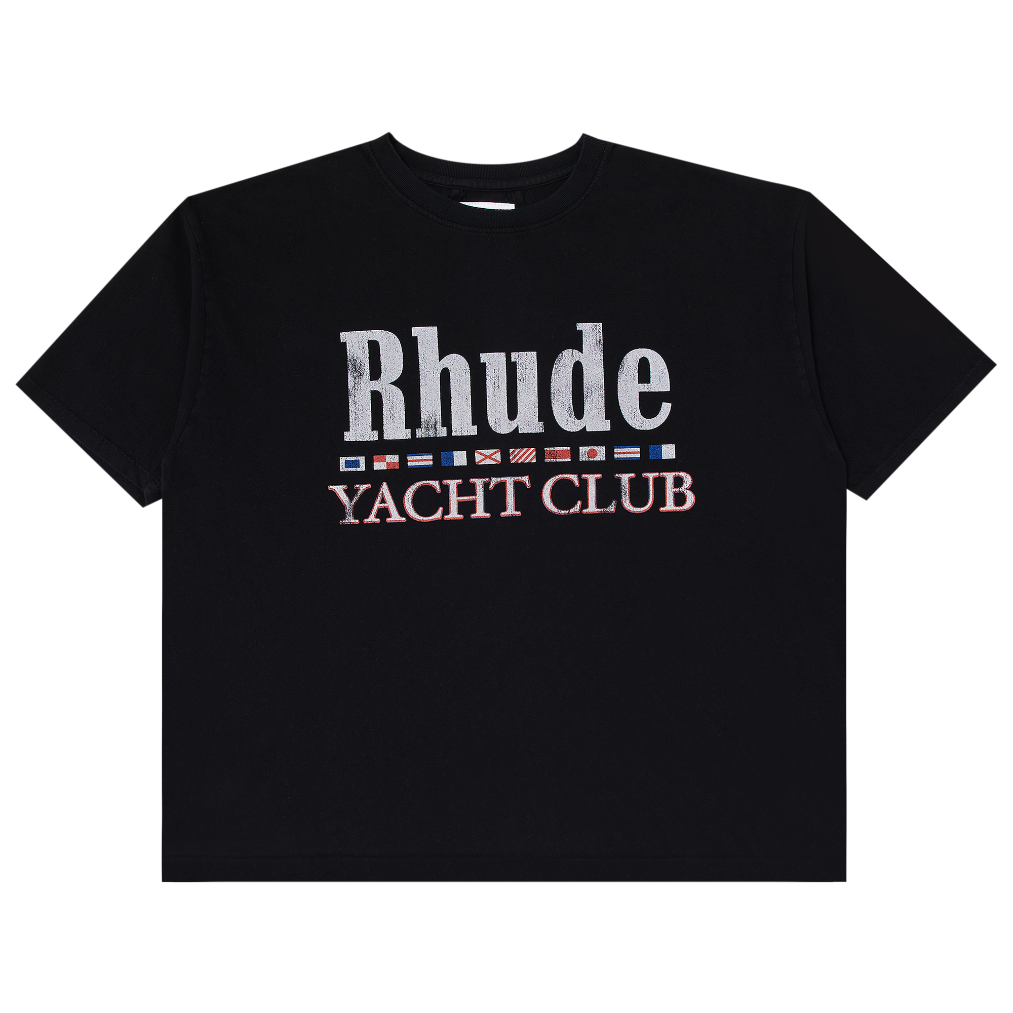 Pre-owned Rhude Flag Tee 'vintage Black'