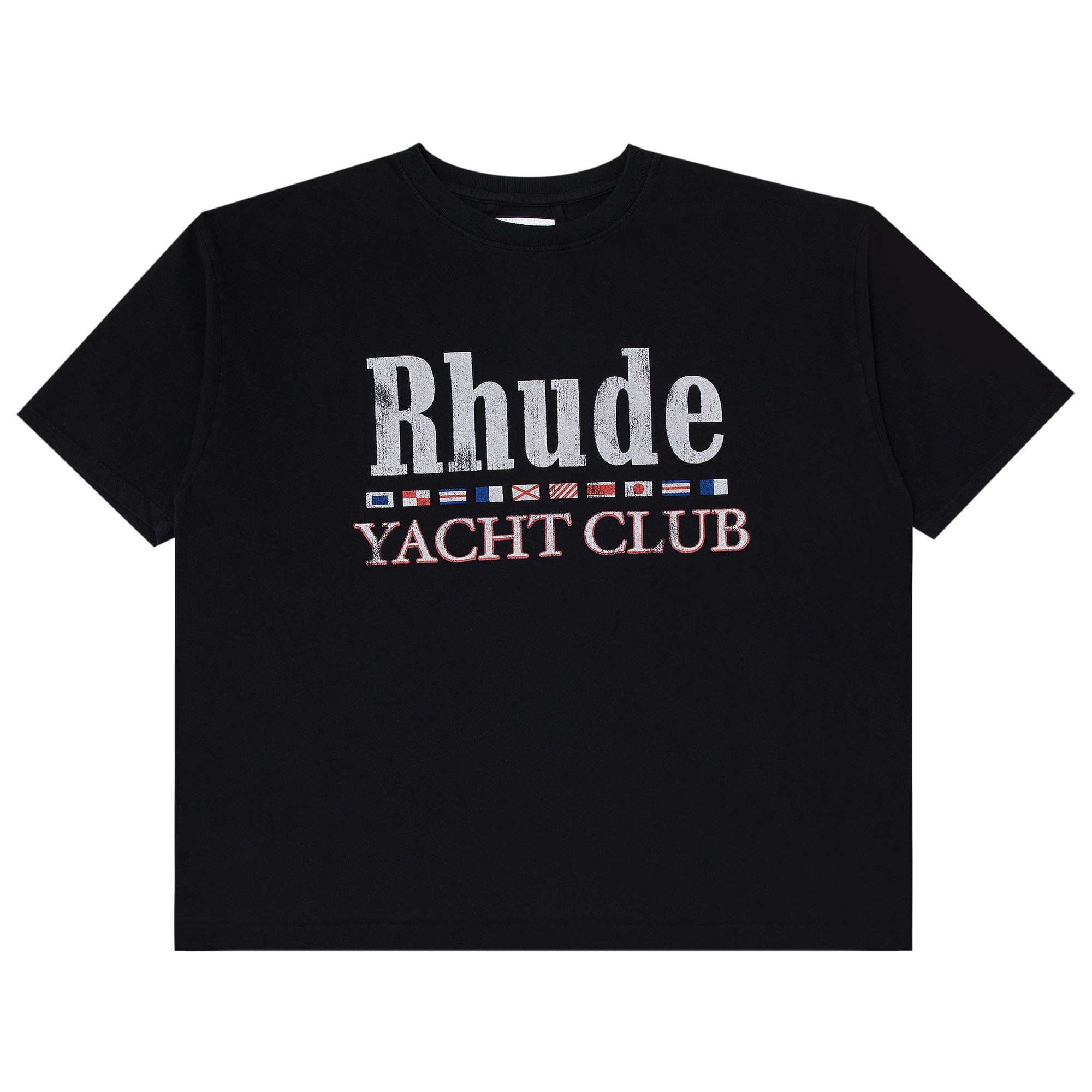 Rhude Flag Tee 'Vintage Black' | Men's Size L