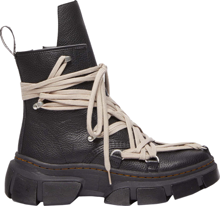 Buy Rick Owens x 1460 DMXL Megalace Boot 'Black' - 31752001 | GOAT