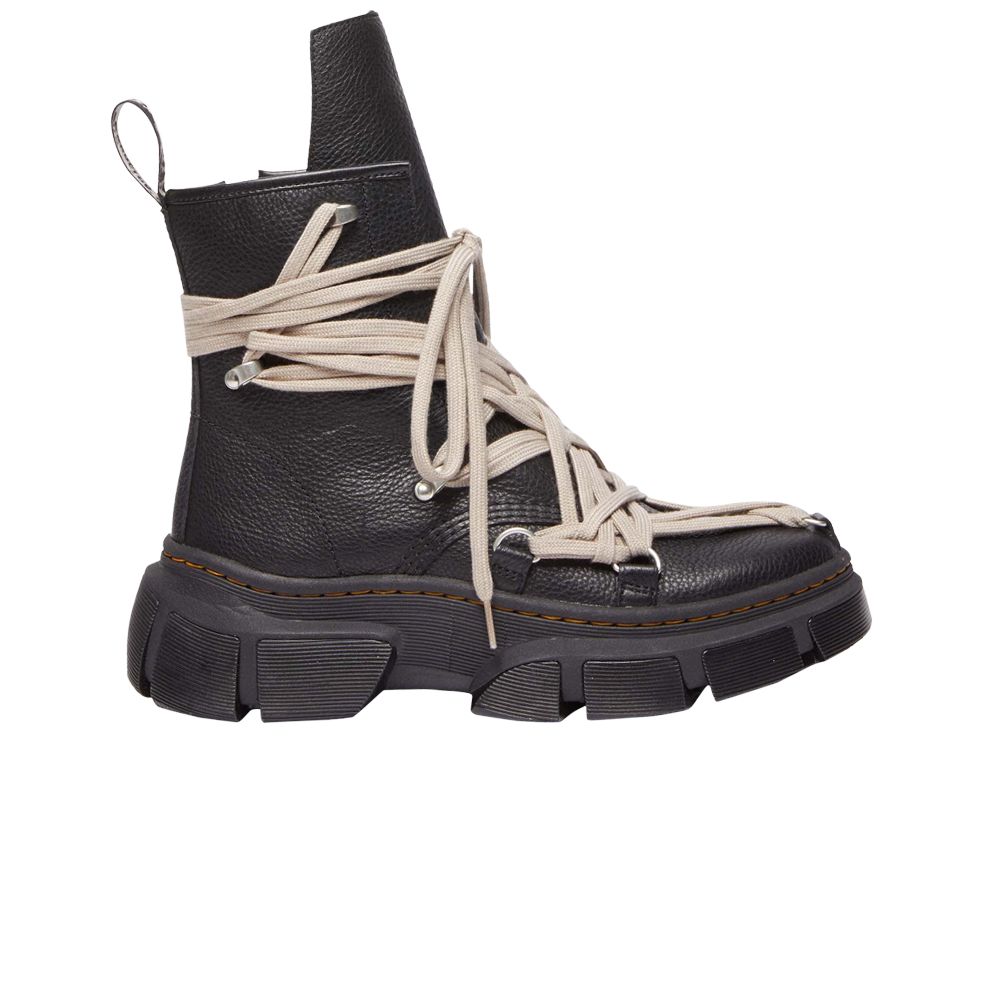 Pre-owned Dr. Martens' Rick Owens X 1460 Dmxl Megalace Boot 'black'