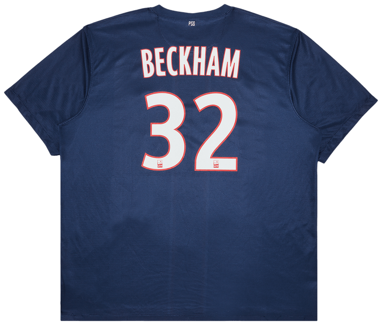 Vintage Paris Saint Germain Beckham 32 Home Jersey Navy
