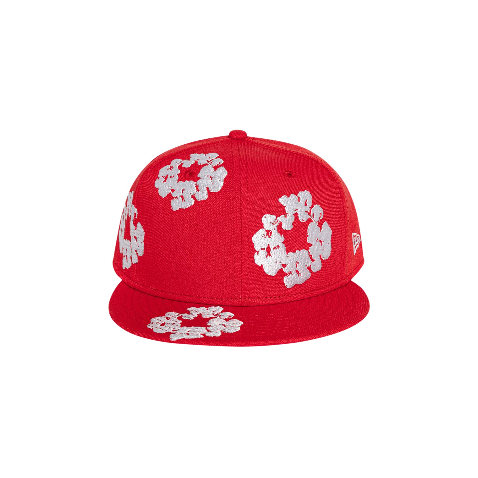 Pre-owned Denim Tears X New Era Cotton Wreath 59/50 'red'