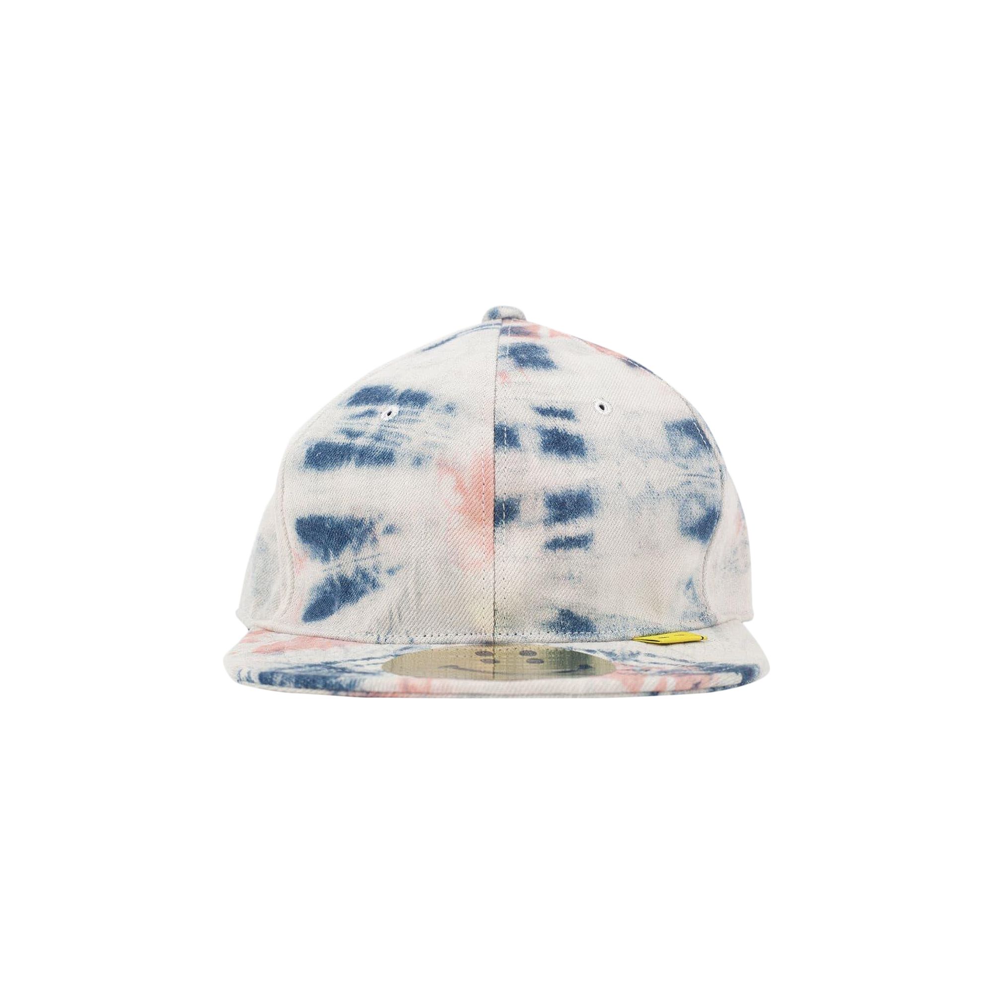 Pre-owned Kapital Kountry 11.5 oz Denim Baseball Cap 'ashbury Dyed' | Multi-color | Men's Size Onesize