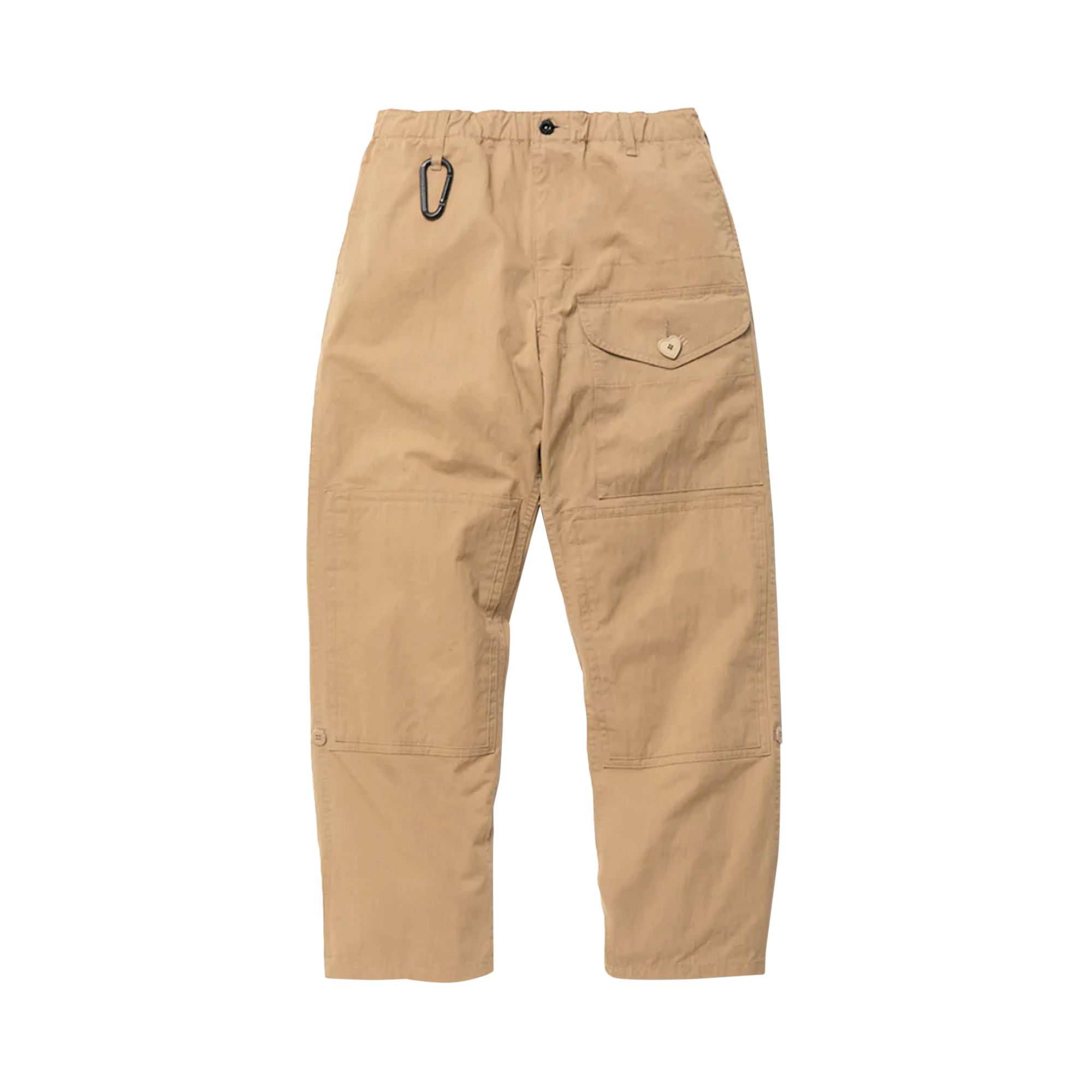 Pre-owned Human Made Double Knee Pants 'beige' In Tan