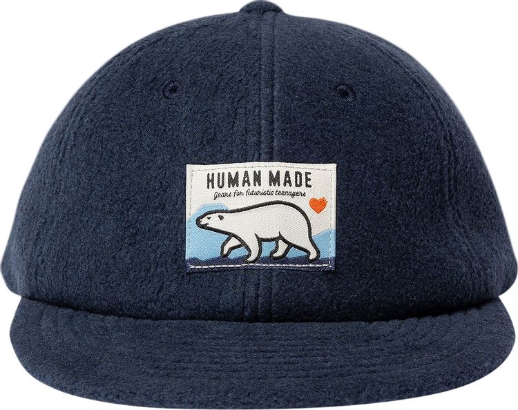 Buy Human Made Fleece Cap 'Navy' - HM24GD029 NAVY | GOAT SA