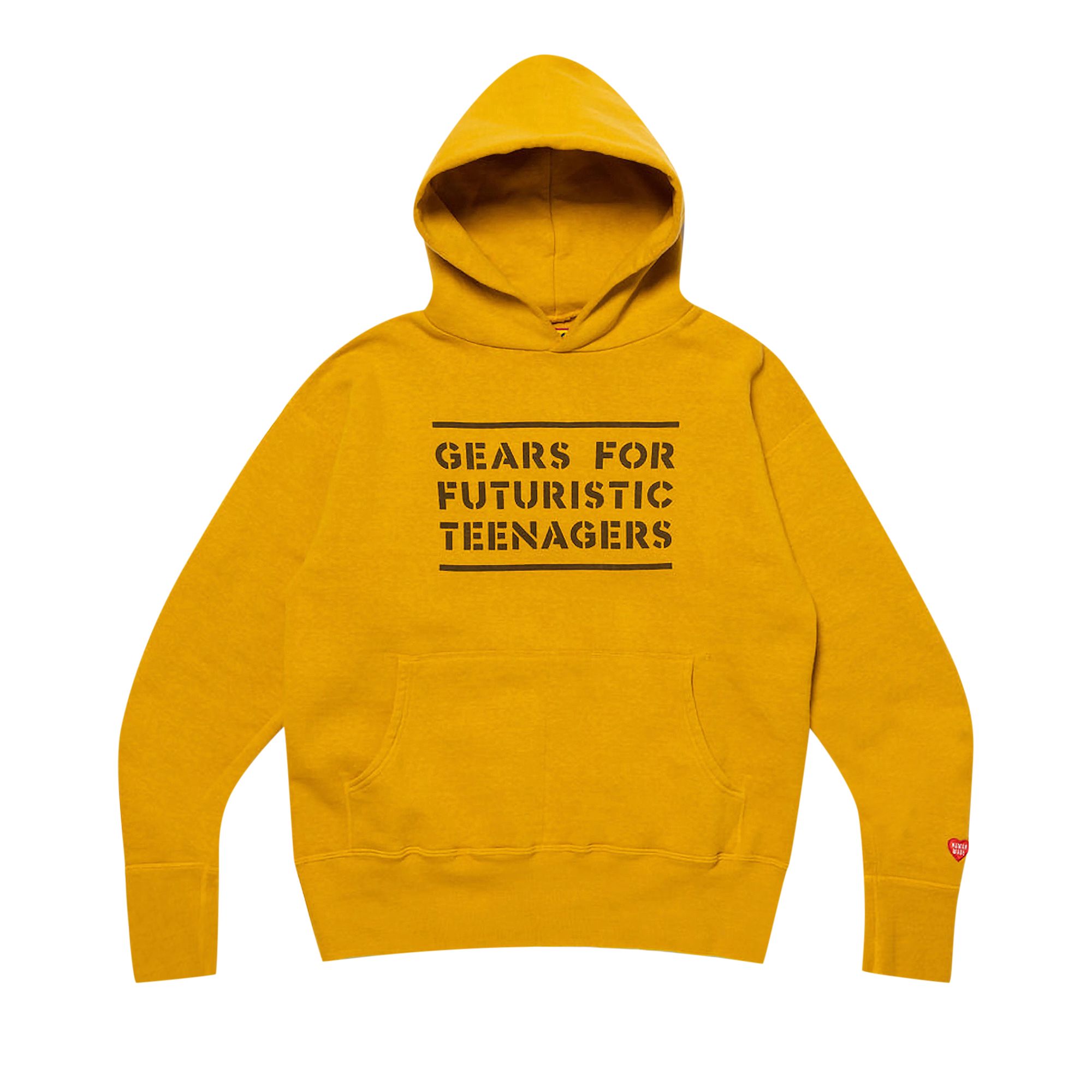 Pre-owned Human Made Tsuriami Hoodie #2 'yellow'