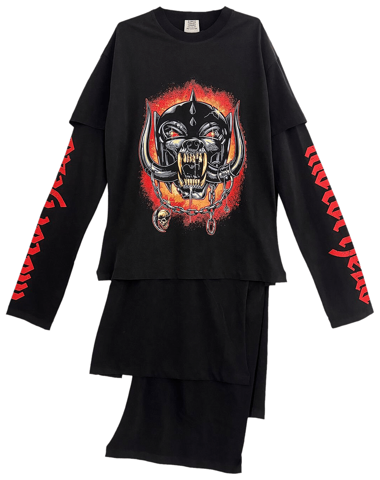 Vetements layered shop t shirt dress