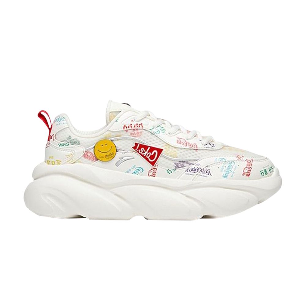 Pre-owned Anta Coca Cola X Wmns Life Series 'meow Cat Paw' In White