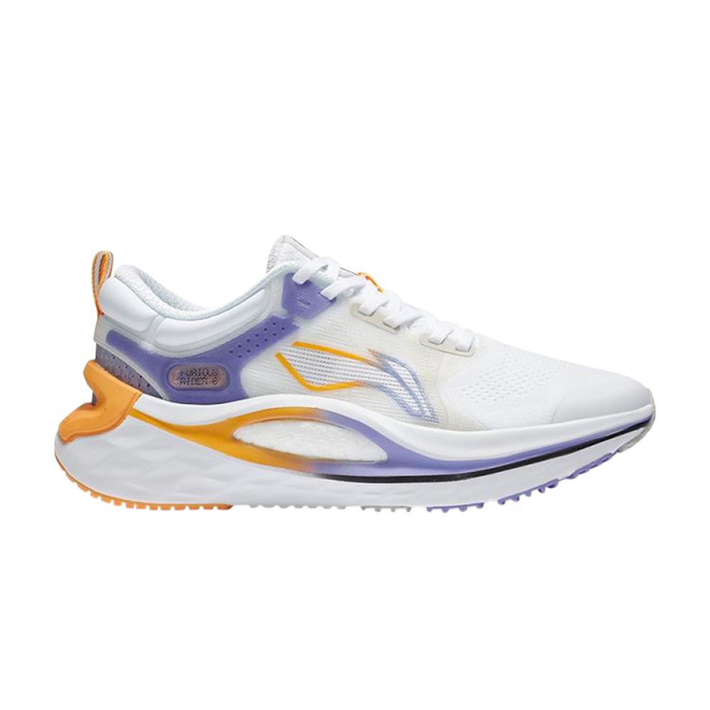 Pre-owned Li-ning Wmns Furious Rider 6 'white Blue Purple'