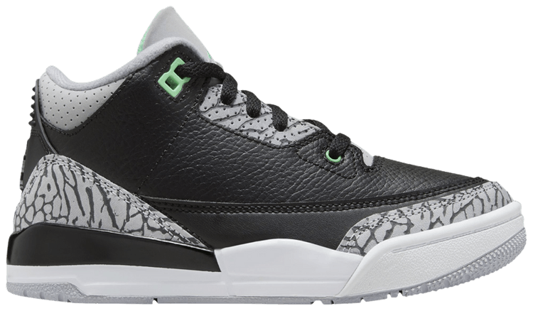 Jordan 3 grey and green clearance