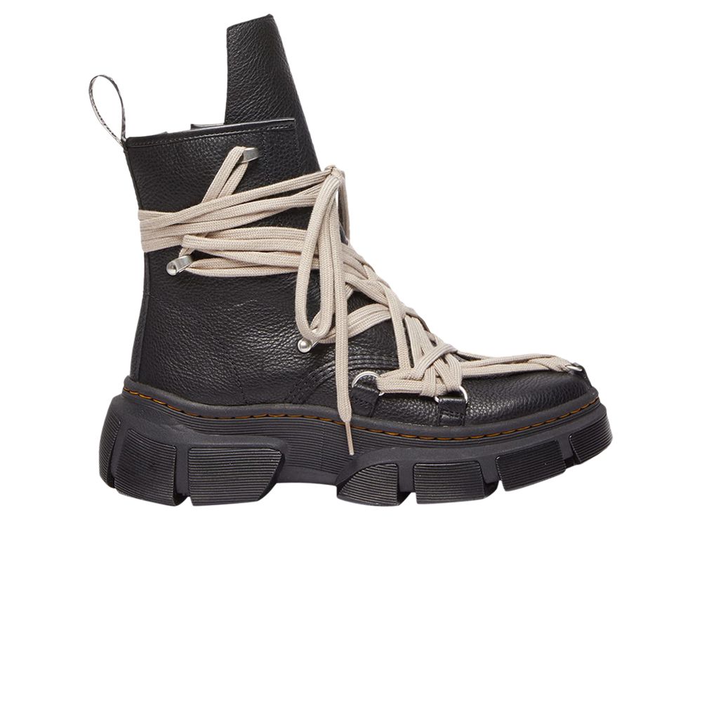 Pre-owned Dr. Martens' Dr. Martens X Rick Owens Wmns 1460 Dmxl Megalace Boot 'black'