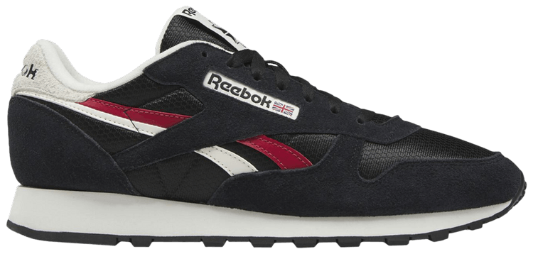 Reebok Classic Leather Black Flash Red