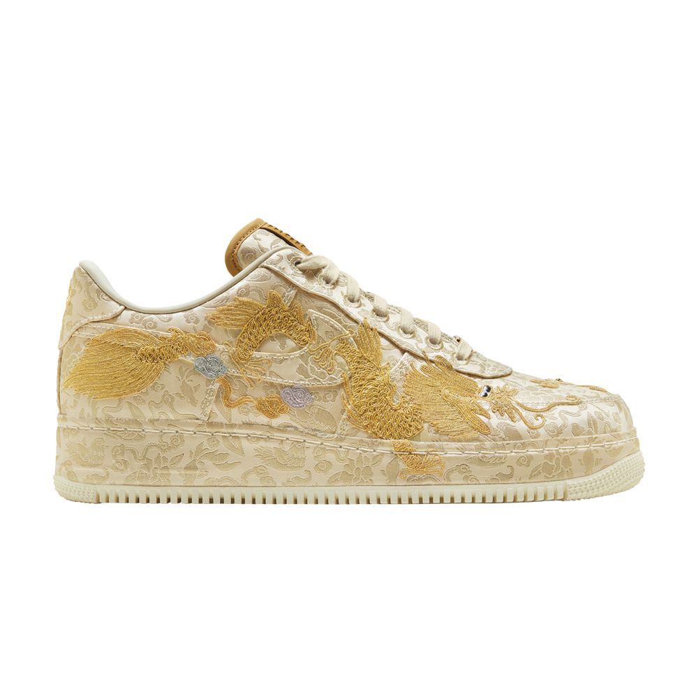 Pre-owned Nike Air Force 1 Low '07 'year Of The Dragon' In Gold