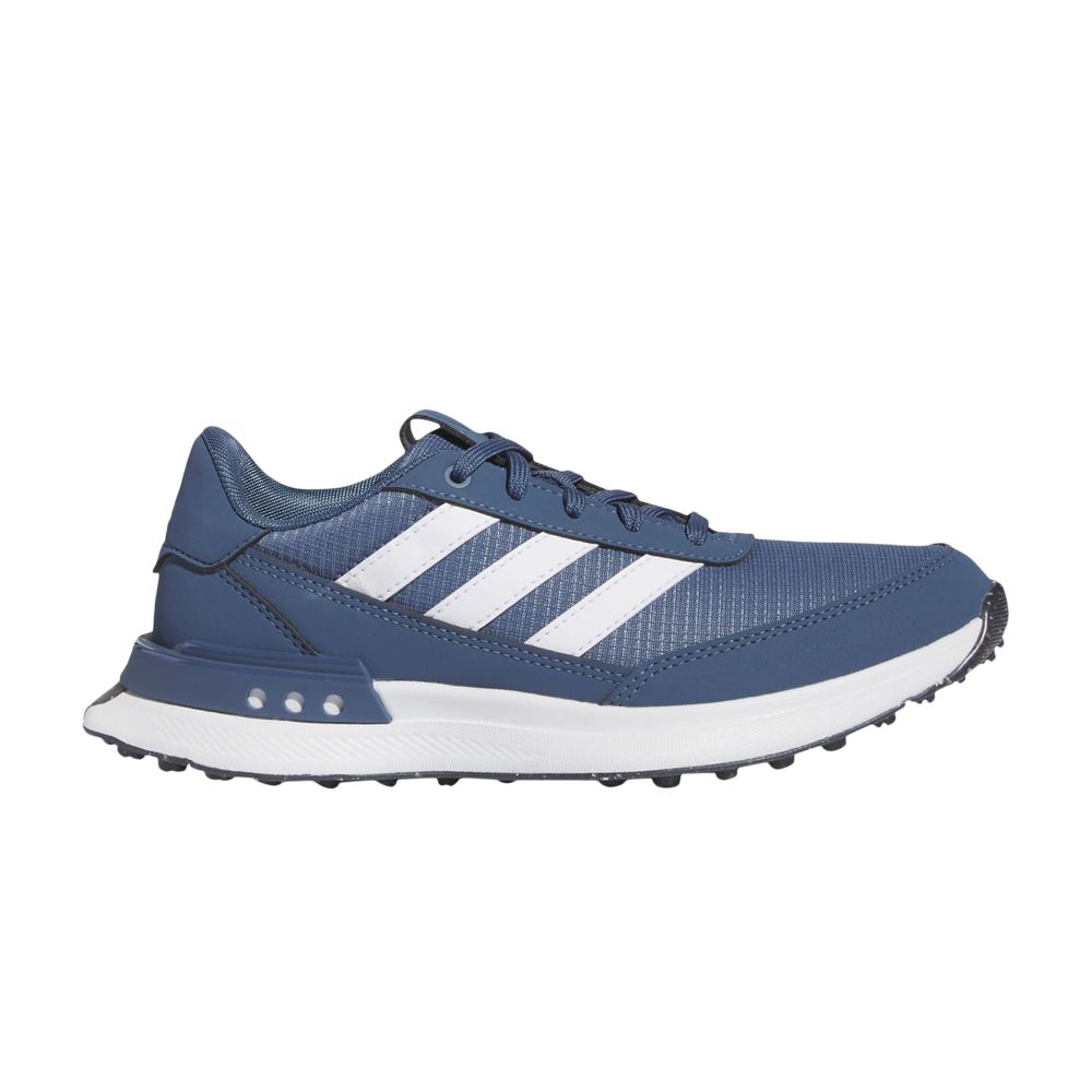 Pre-owned Adidas Originals Adidas S2g Spikeless 24 Golf J 'preloved Ink White' | Blue | Kid's Size 3.5