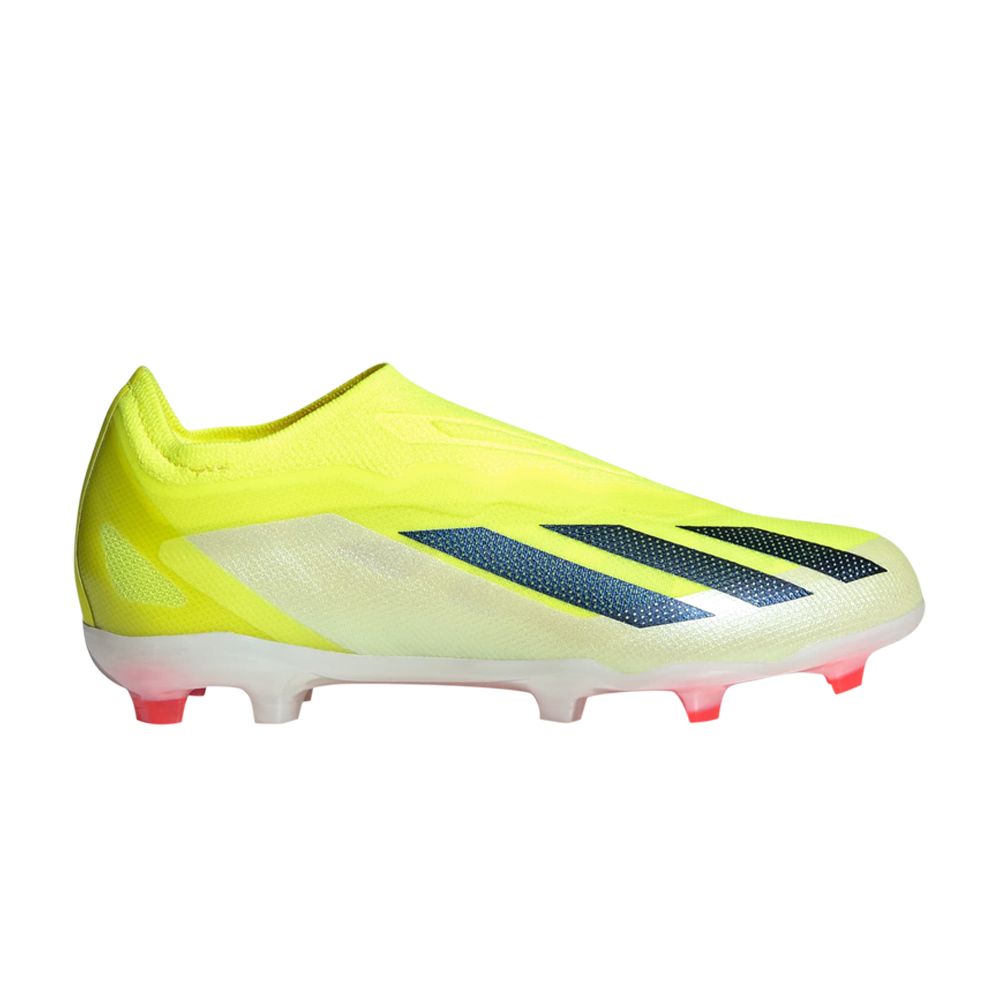 adidas X Crazyfast Elite Laceless FG J 'Solar Energy Pack' | Yellow | Kid's Size 2.5