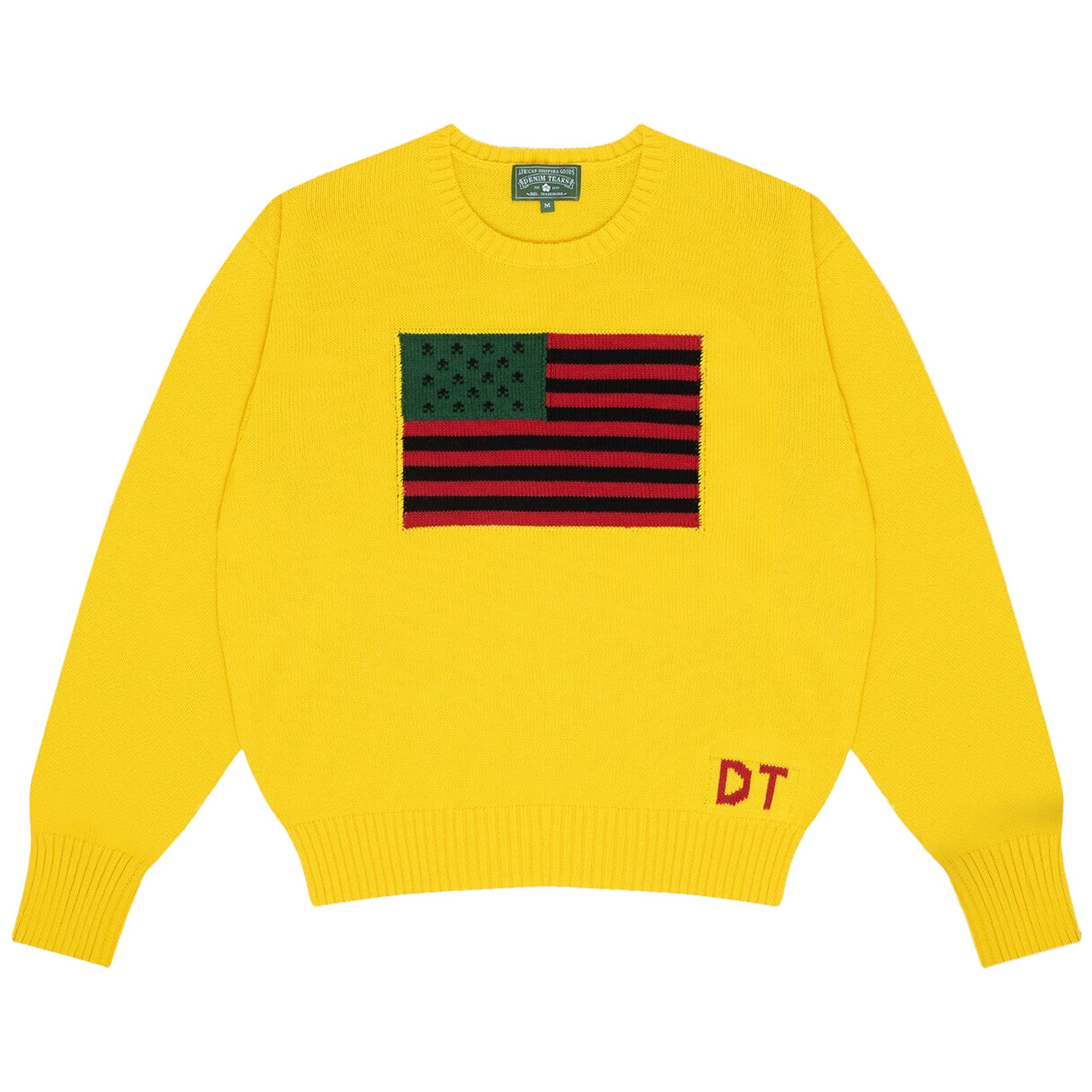 Pre-owned Denim Tears Tyson Beckford Sweater 'yellow' | Men's Size Xl