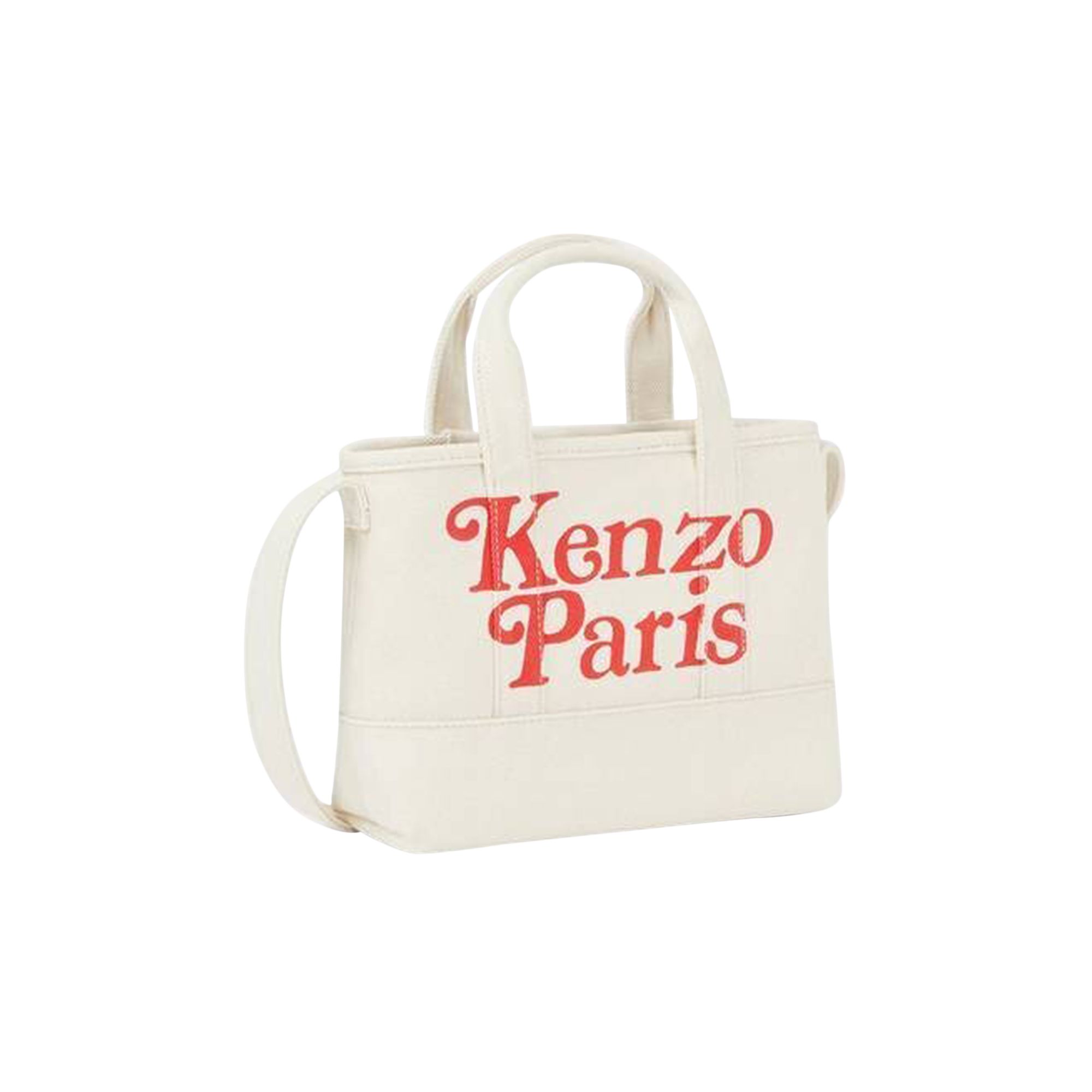 Pre-owned Kenzo X Verdy Utility Canvas Tote Bag 'ecru' In Cream