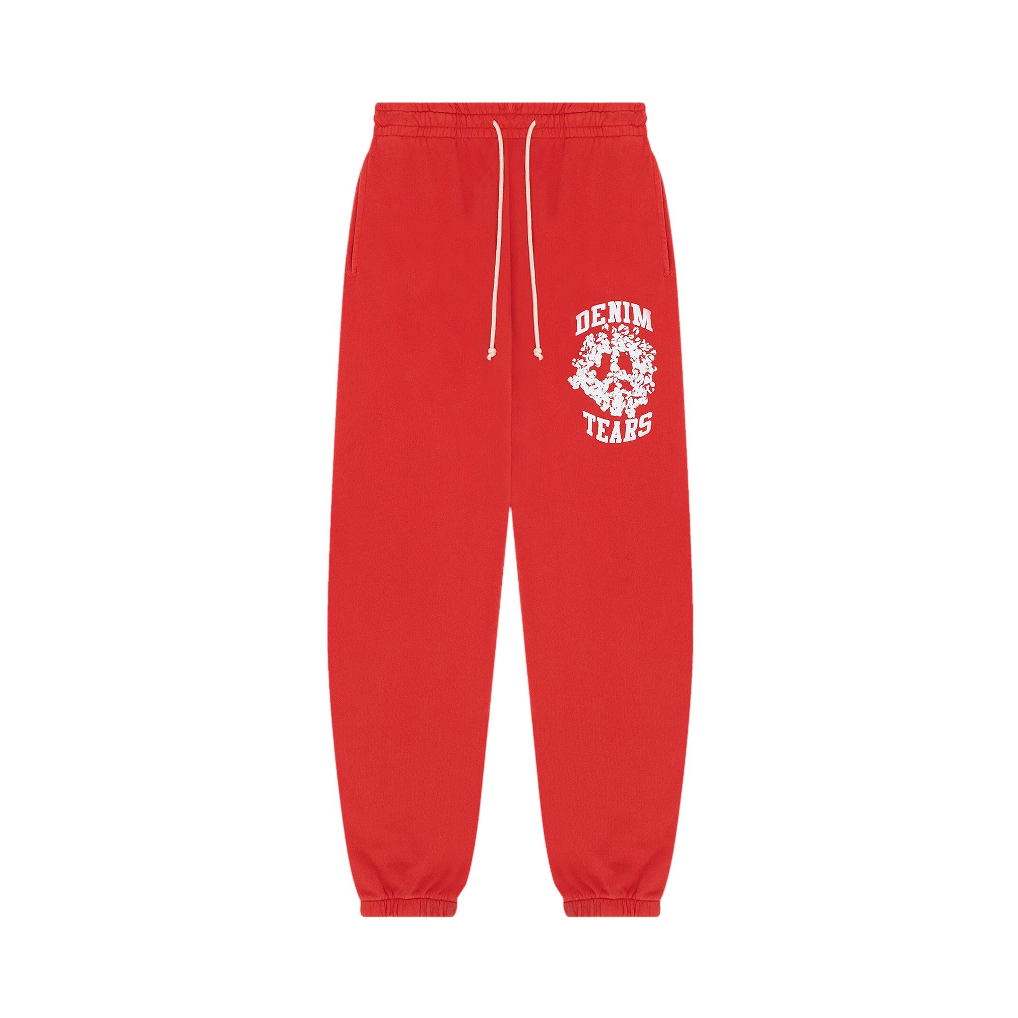 Pre-owned Denim Tears University Sweatpants 'red'