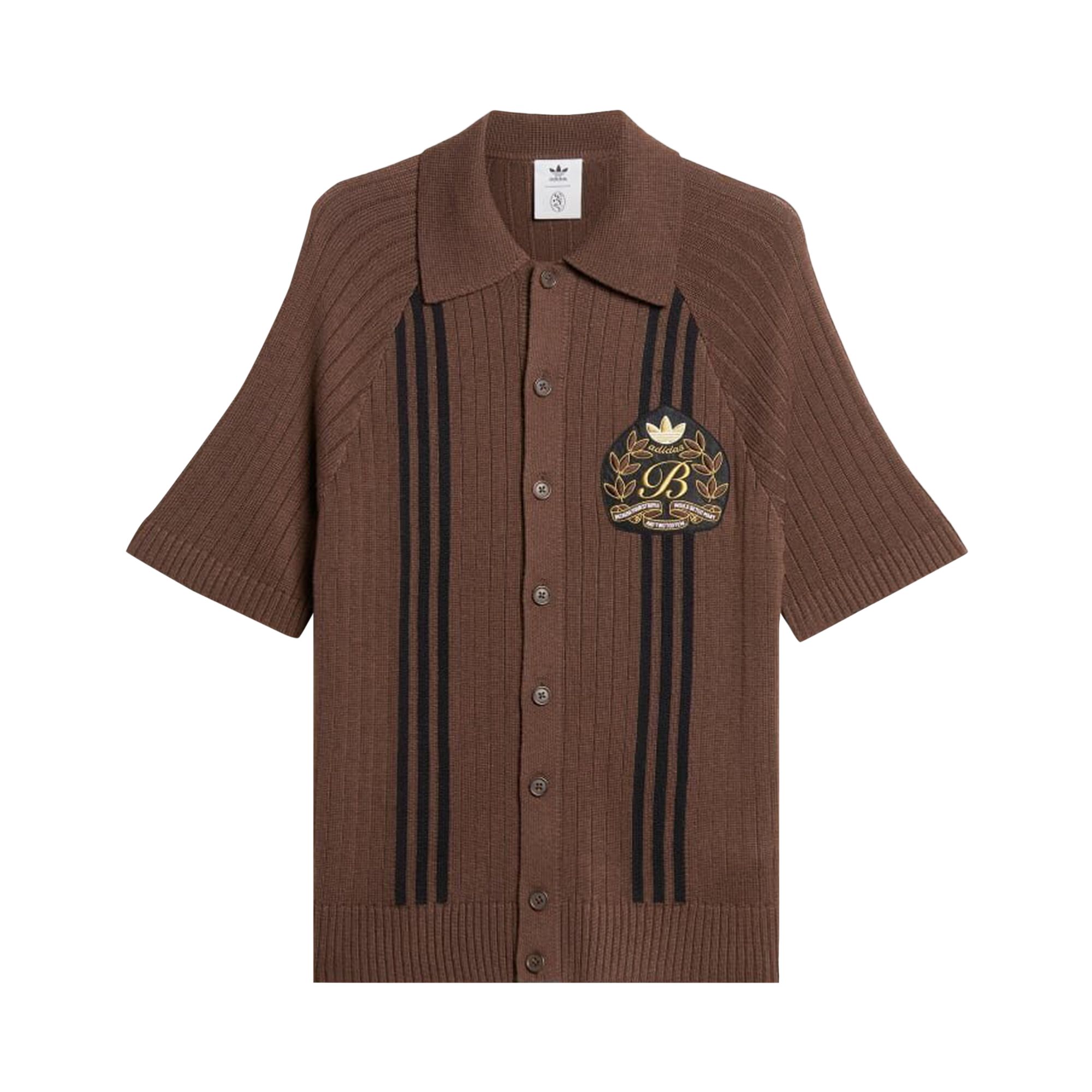 Pre-owned Adidas Originals Adidas X Blondey Ferrero Cardigan 'brown/black'