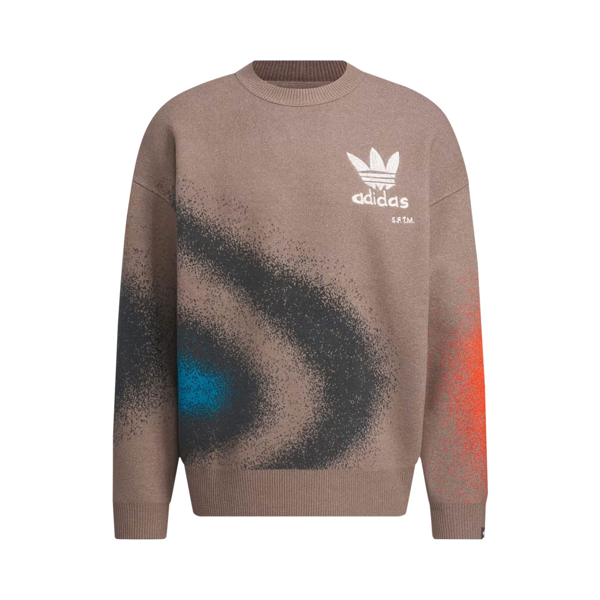 Pre-owned Adidas Originals Adidas X Song For The Mute Sweater 'tech Earth' In Multi-color