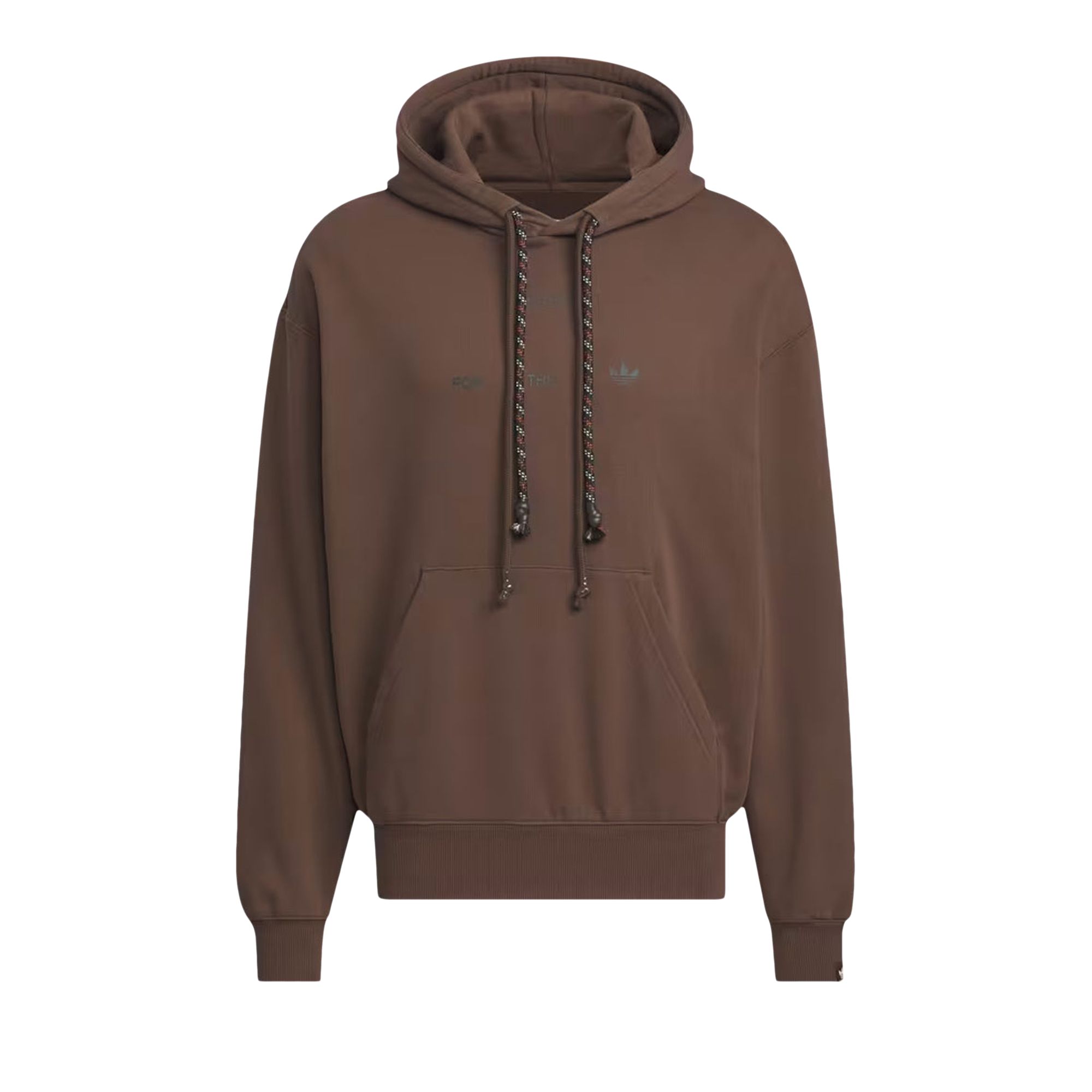 Pre-owned Adidas Originals Adidas X Song For The Mute Hoodie 'brown'