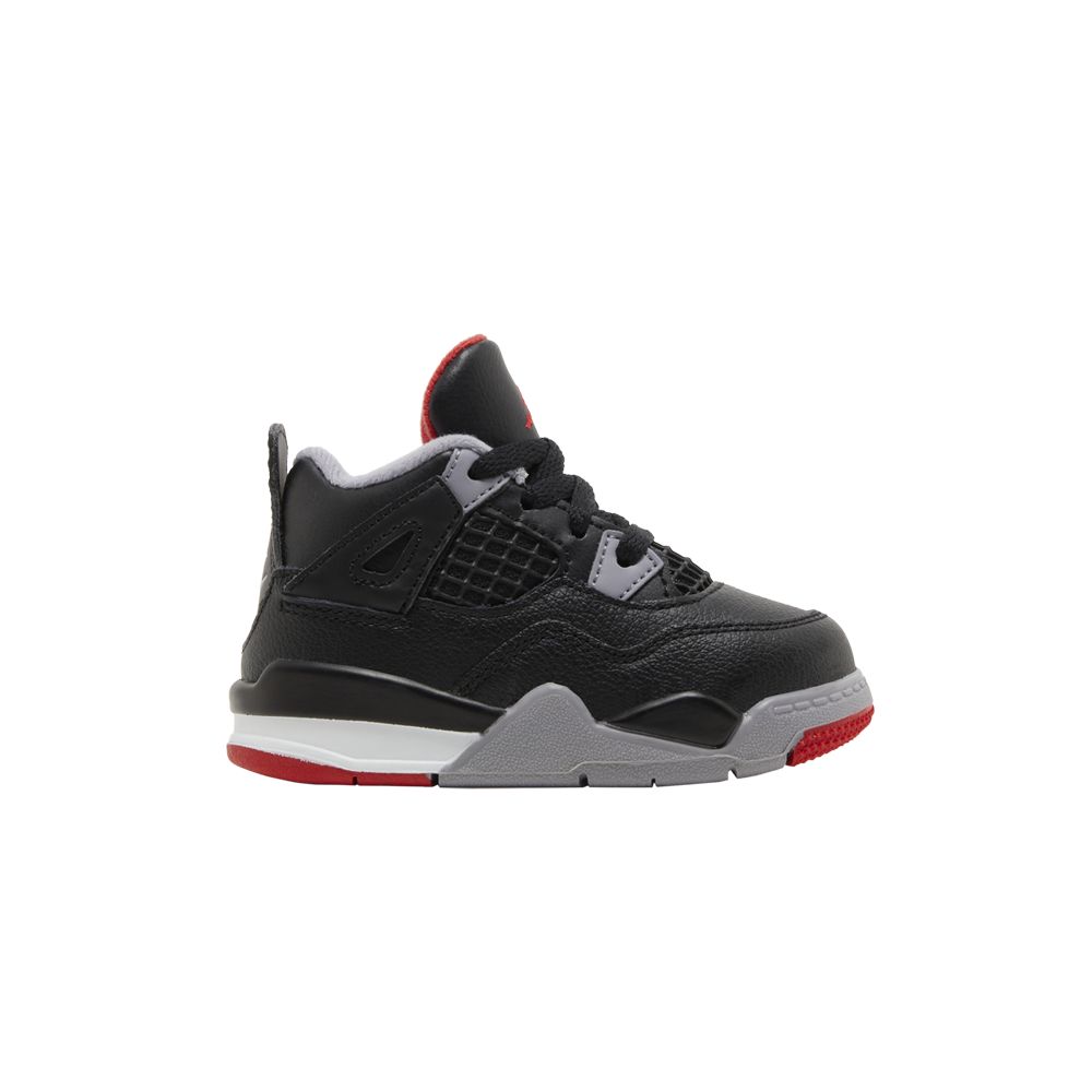 Air Jordan 4 Retro TD 'Bred Reimagined' | Black | Infant Size 4