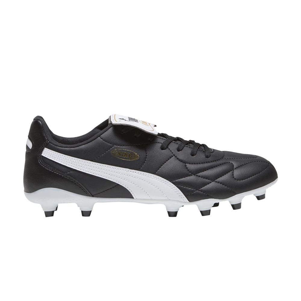 Pre-owned Puma King Top Fg Ag 'black White'