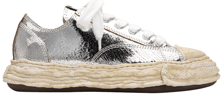 Buy Maison Mihara Yasuhiro Peterson Low 'Cracking Leather Buy Maison Mihara Yasuhiro Peterson Low 'Cracking Leather