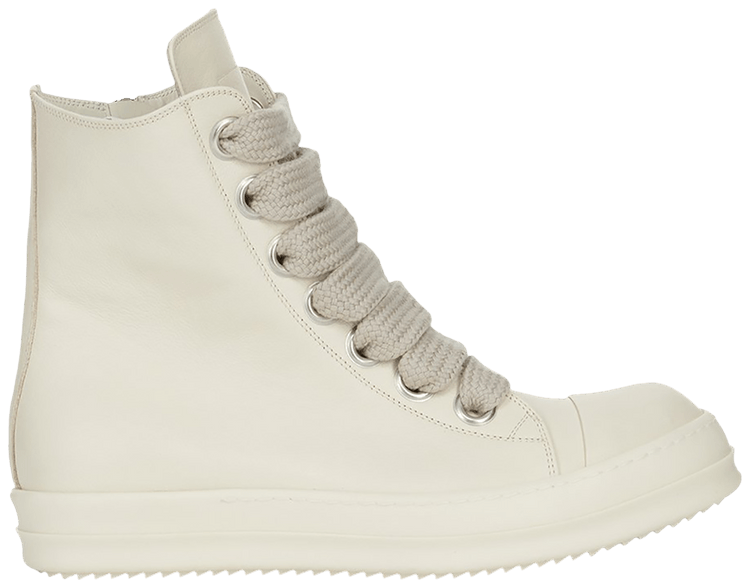 Buy Rick Owens Lido Jumbo Laced Sneaker Milk RU01D3892 LCOW2 11111 GOAT UK