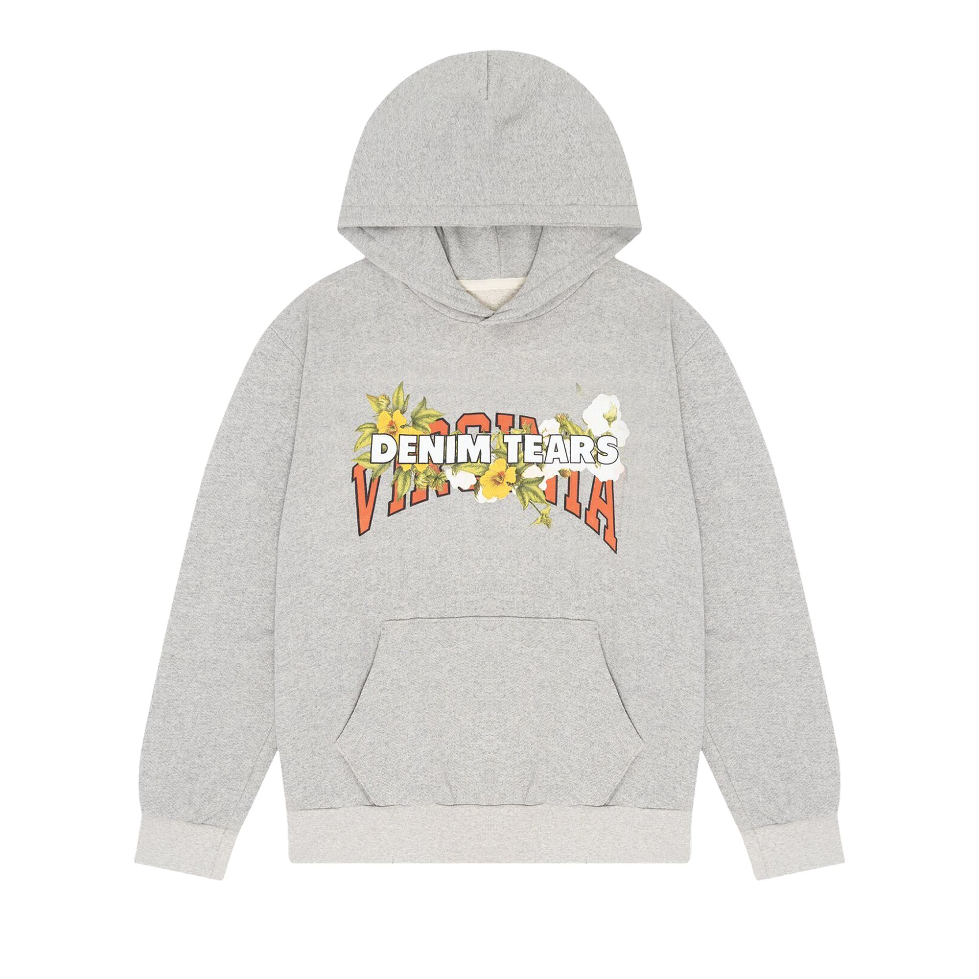 Pre-owned Denim Tears The Virginia 1619 Hoodie 'grey' | Men's Size M In Gray