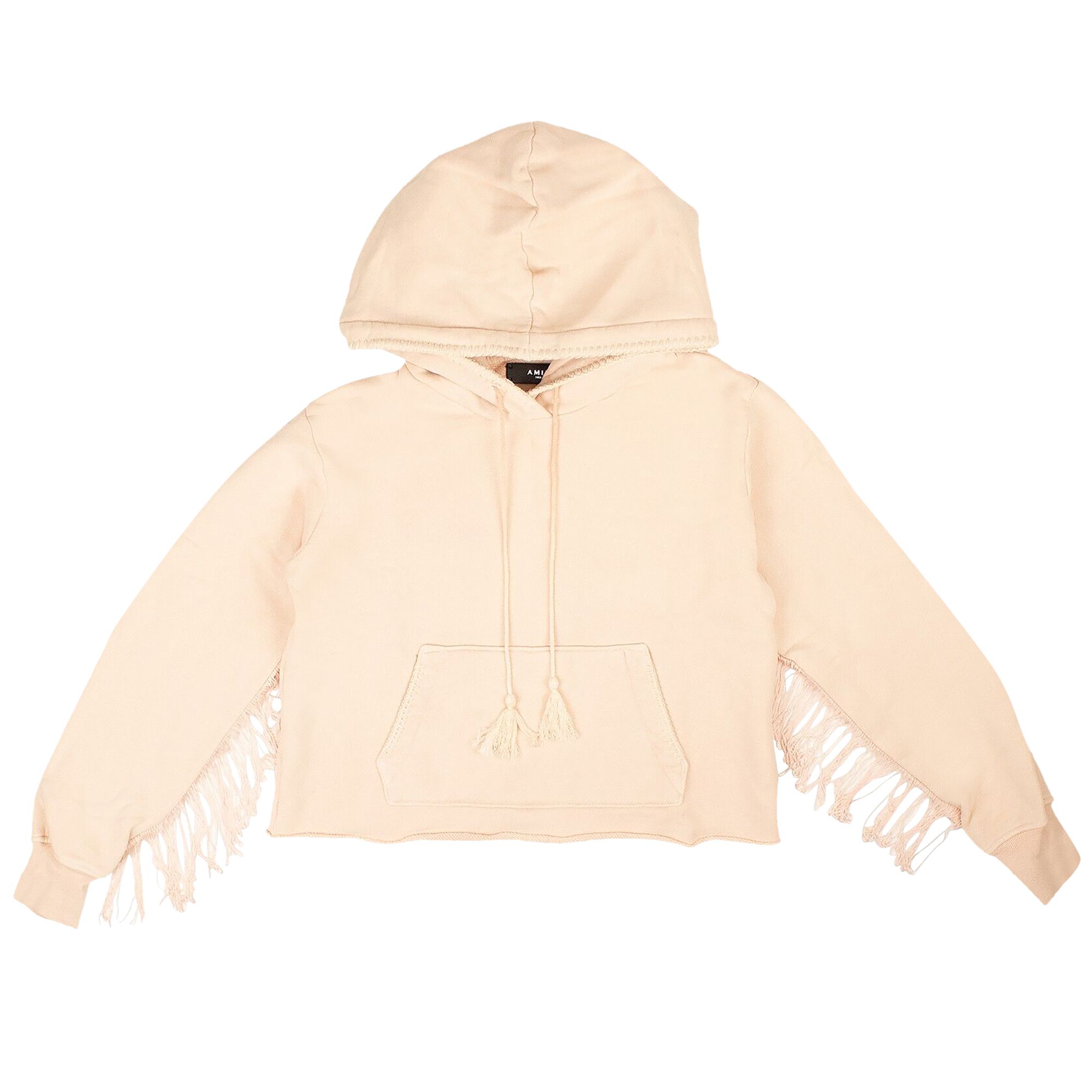Amiri Fringe Hoodie 'Beige' | Cream | Women's Size S