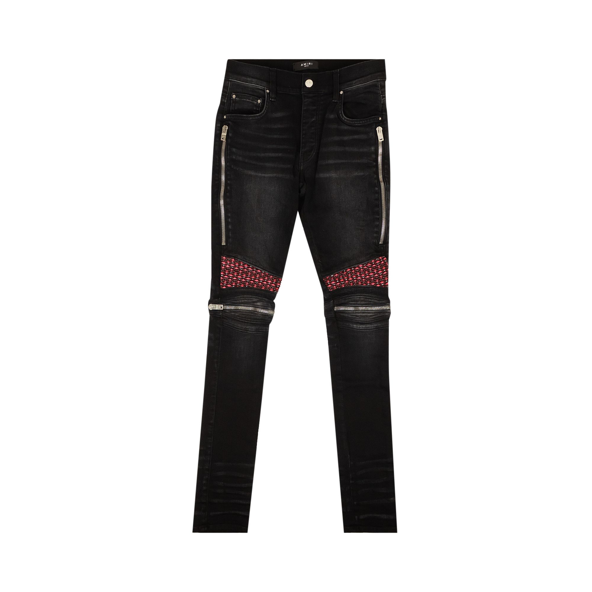 Amiri Velvet Pajama MX2 Jeans 'Black/Pink' | Men's Size 36