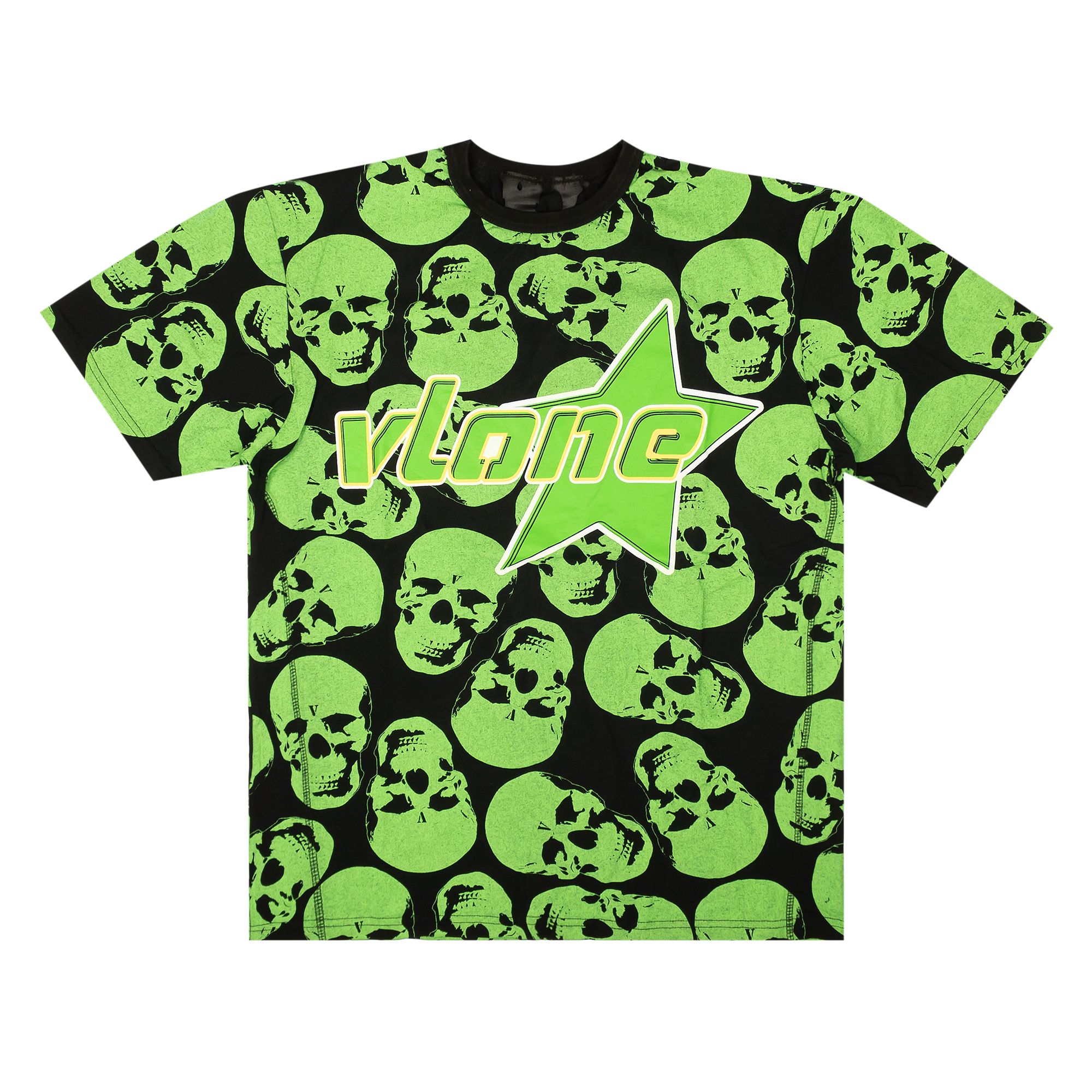 Vlone Crypt Short-Sleeve T-Shirt 'Black/Green' | Men's Size S