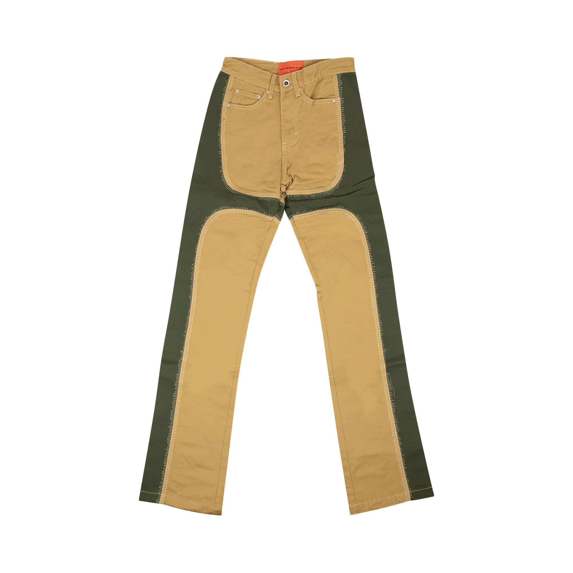 Pre-owned Who Decides War Signature Trouser 'khaki' In Tan