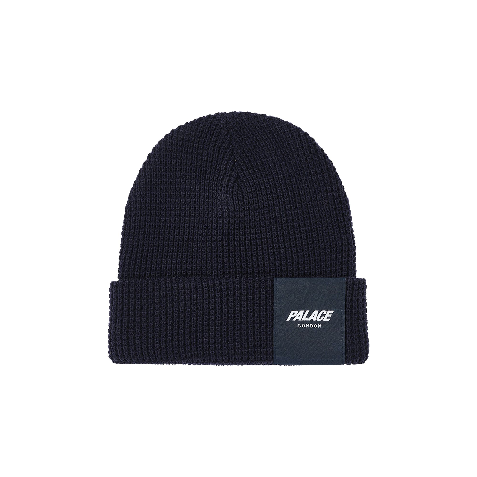 Pre-owned Palace London Waffle Beanie 'navy' | Blue | Men's Size Onesize