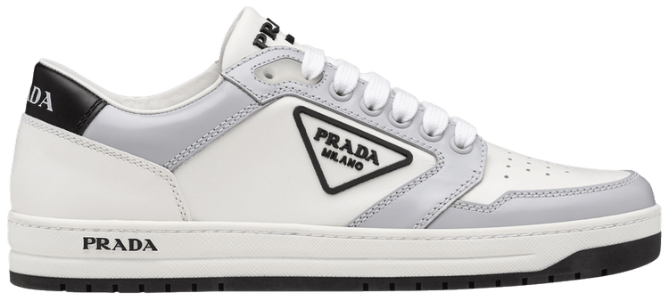 Prada Wmns District Leather Sneaker Low 'White Cornflower Blue'