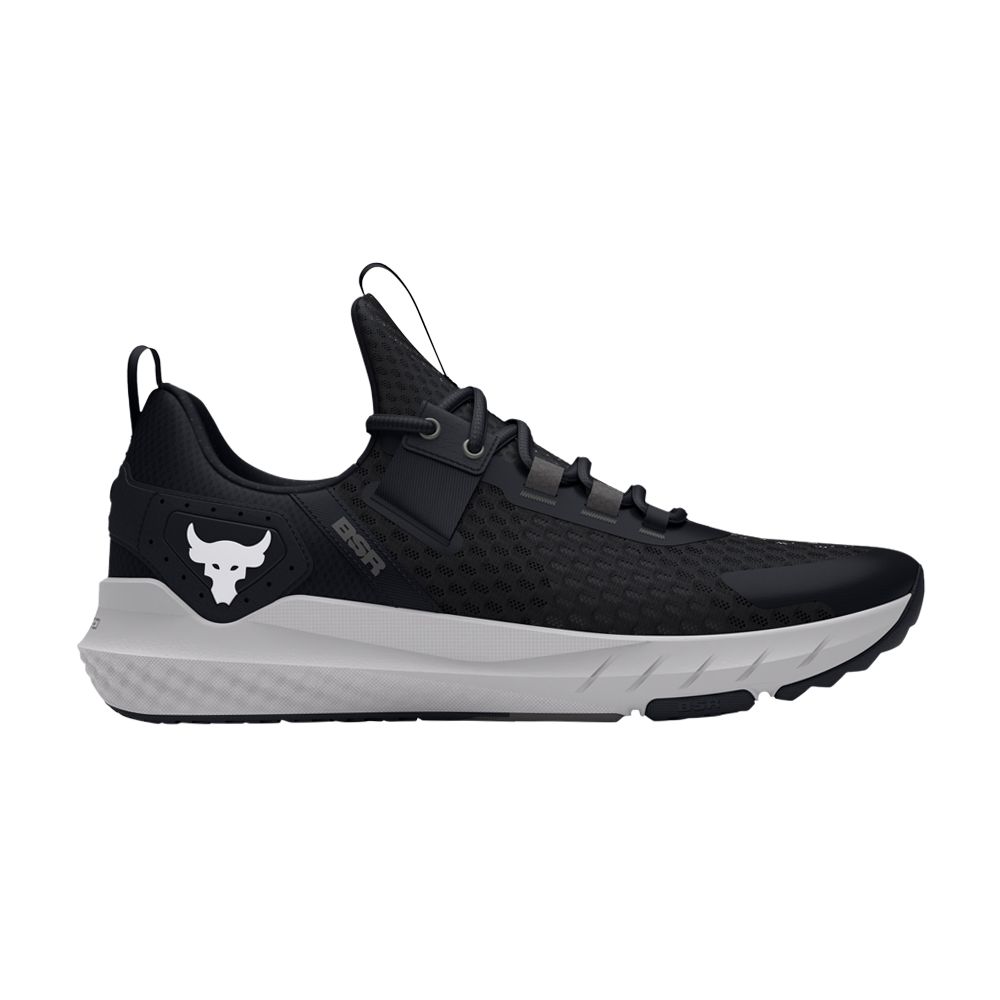 Pre-owned Under Armour Wmns Project Rock Bsr 'black White'