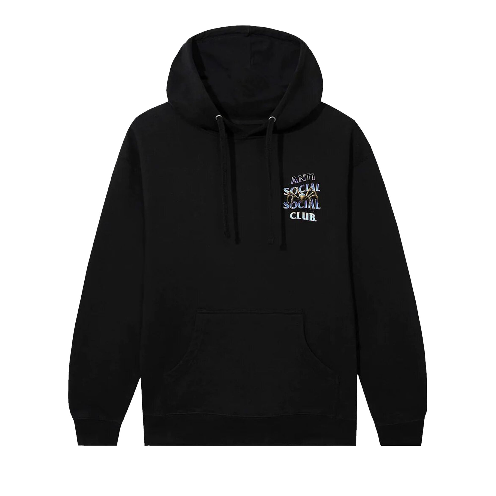 Pre-owned Anti Social Social Club Crawl To Me Hoodie 'black' | Men's Size M