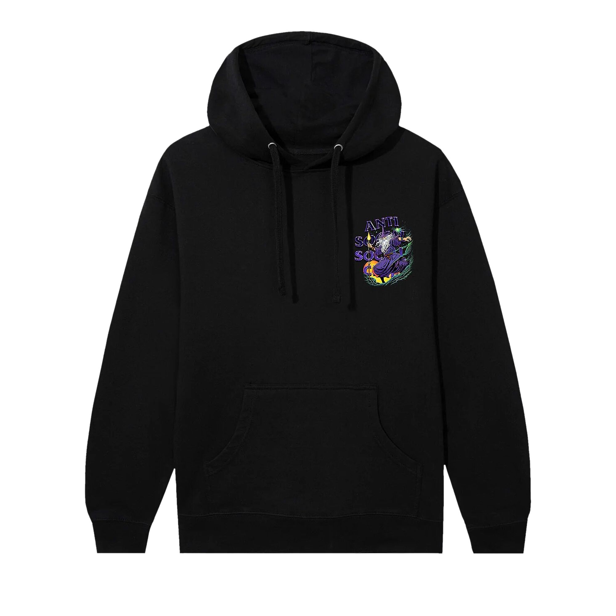 Pre-owned Anti Social Social Club Sleave Hoodie 'black' | Men's Size S