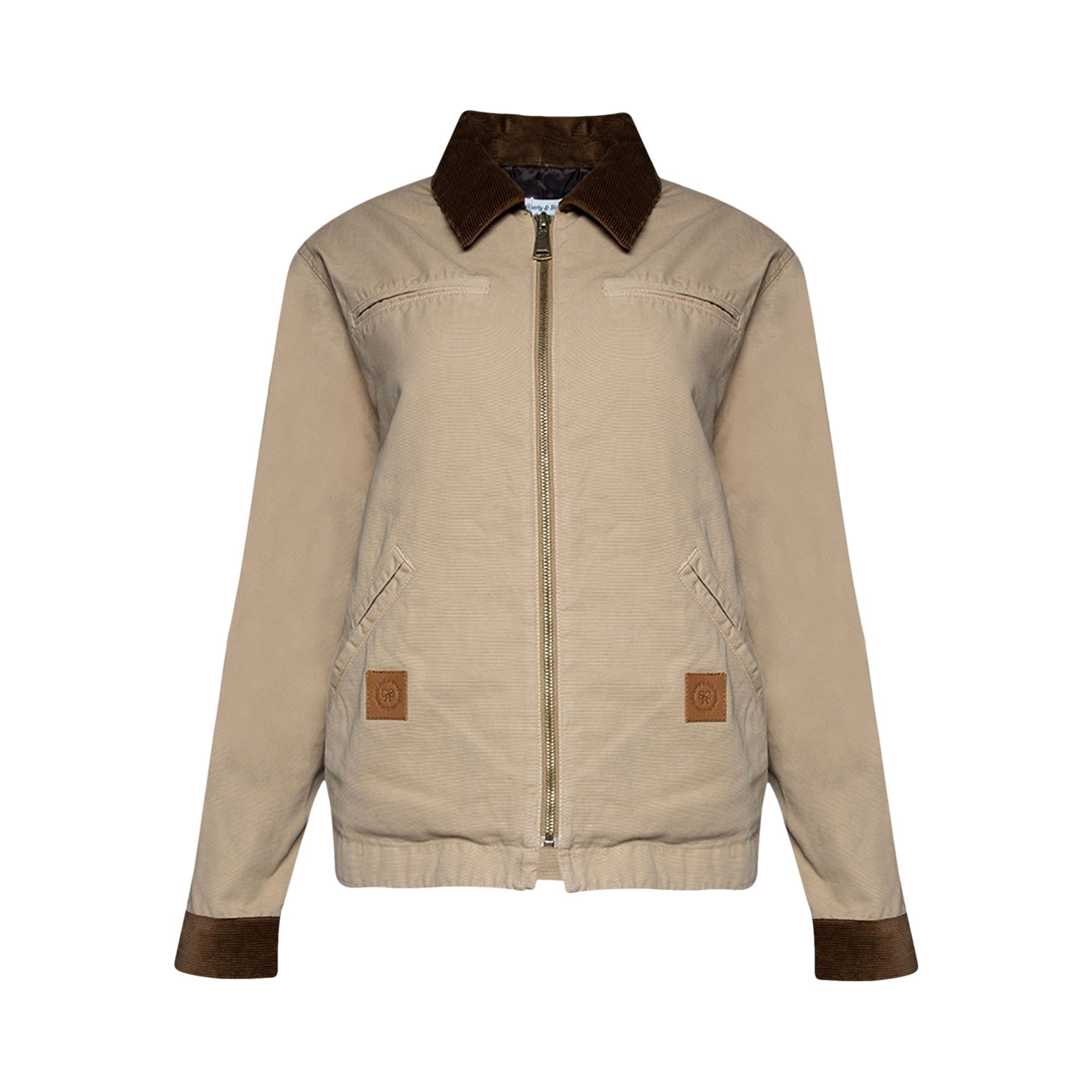 Sporty & Rich SRHWC Worker Jacket 'Tan' | Women's Size S