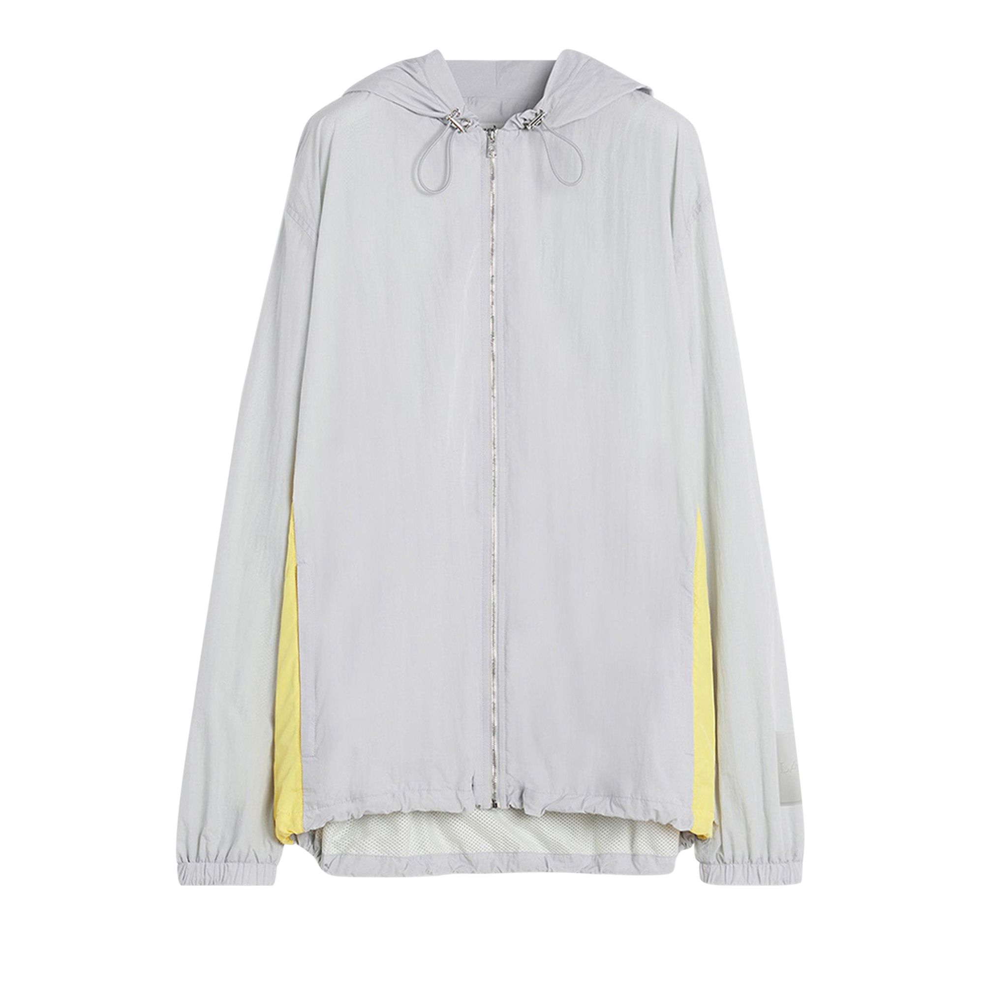 Pre-owned Lanvin Zipped Nylon Hoodie 'eagle Grey' | Men's Size Xl