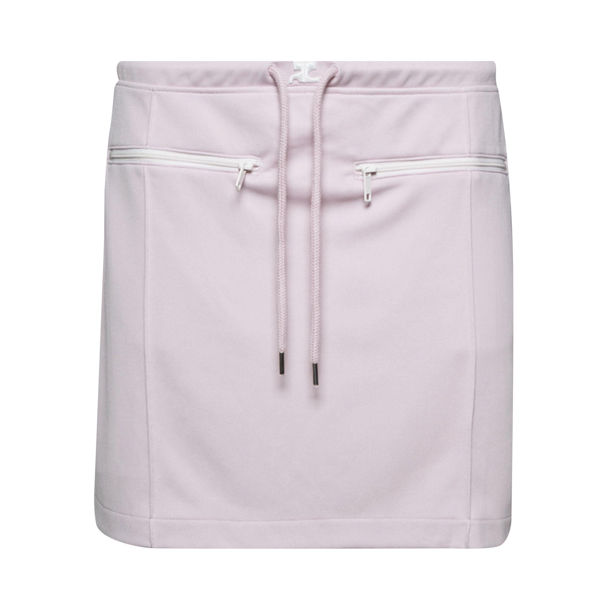 Courrèges Tracksuit Interlock Mini Skirt 'Powder Pink' | Women's Size M