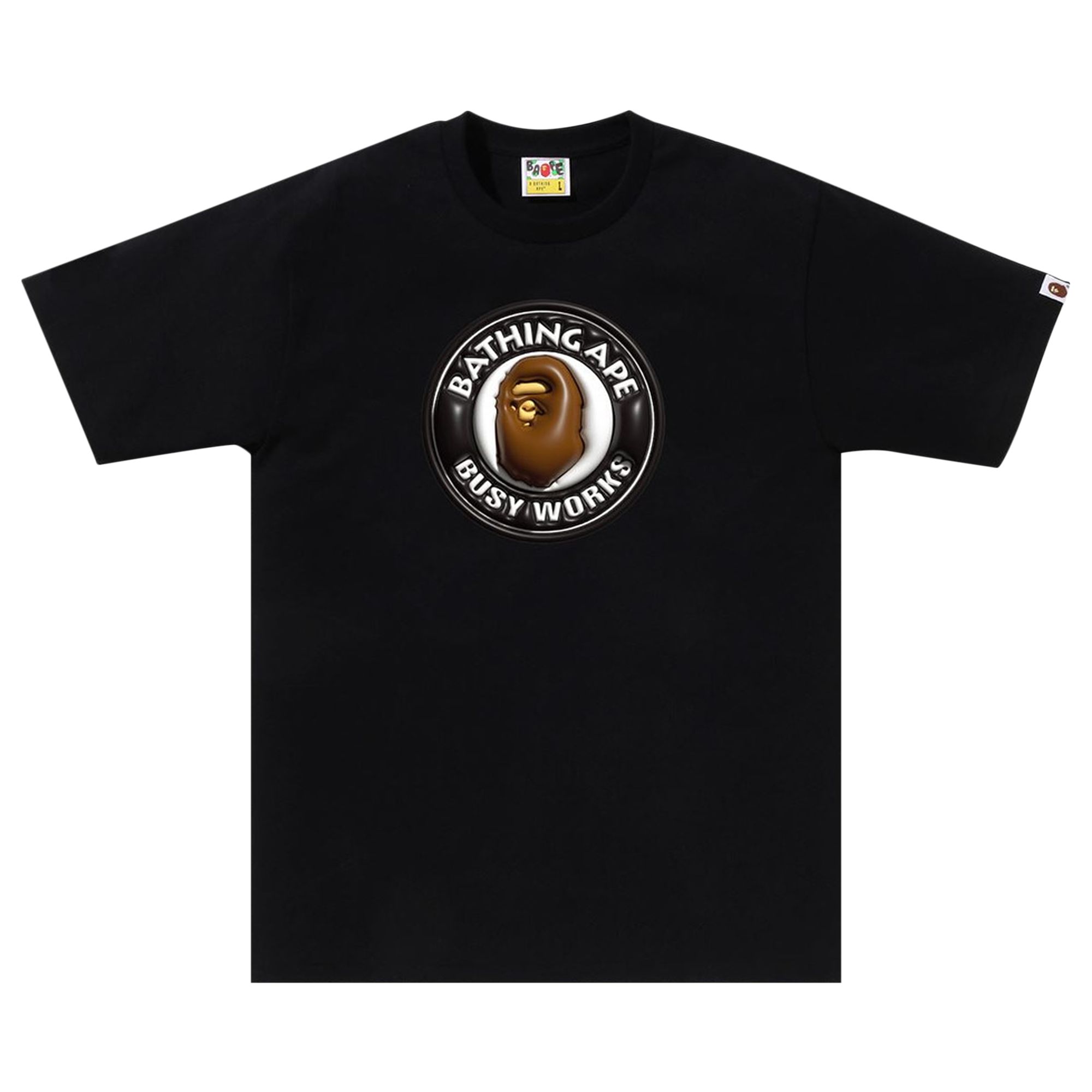 BAPE 3D Busy Works Tee 'Black' | Men's Size 2XL