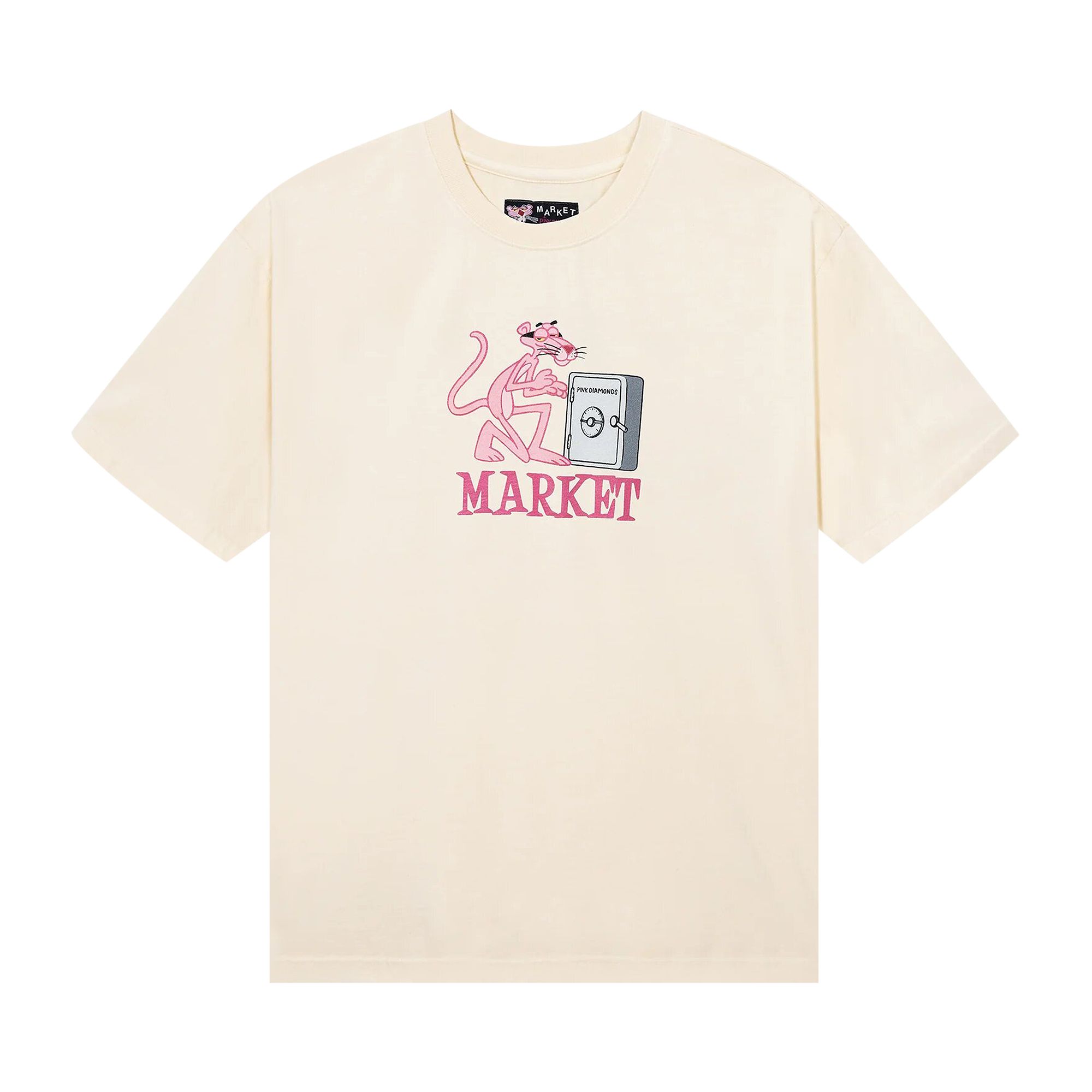 Pre-owned Market Pink Panther Call My Lawyer T-shirt 'ecru' | Cream | Men's Size S
